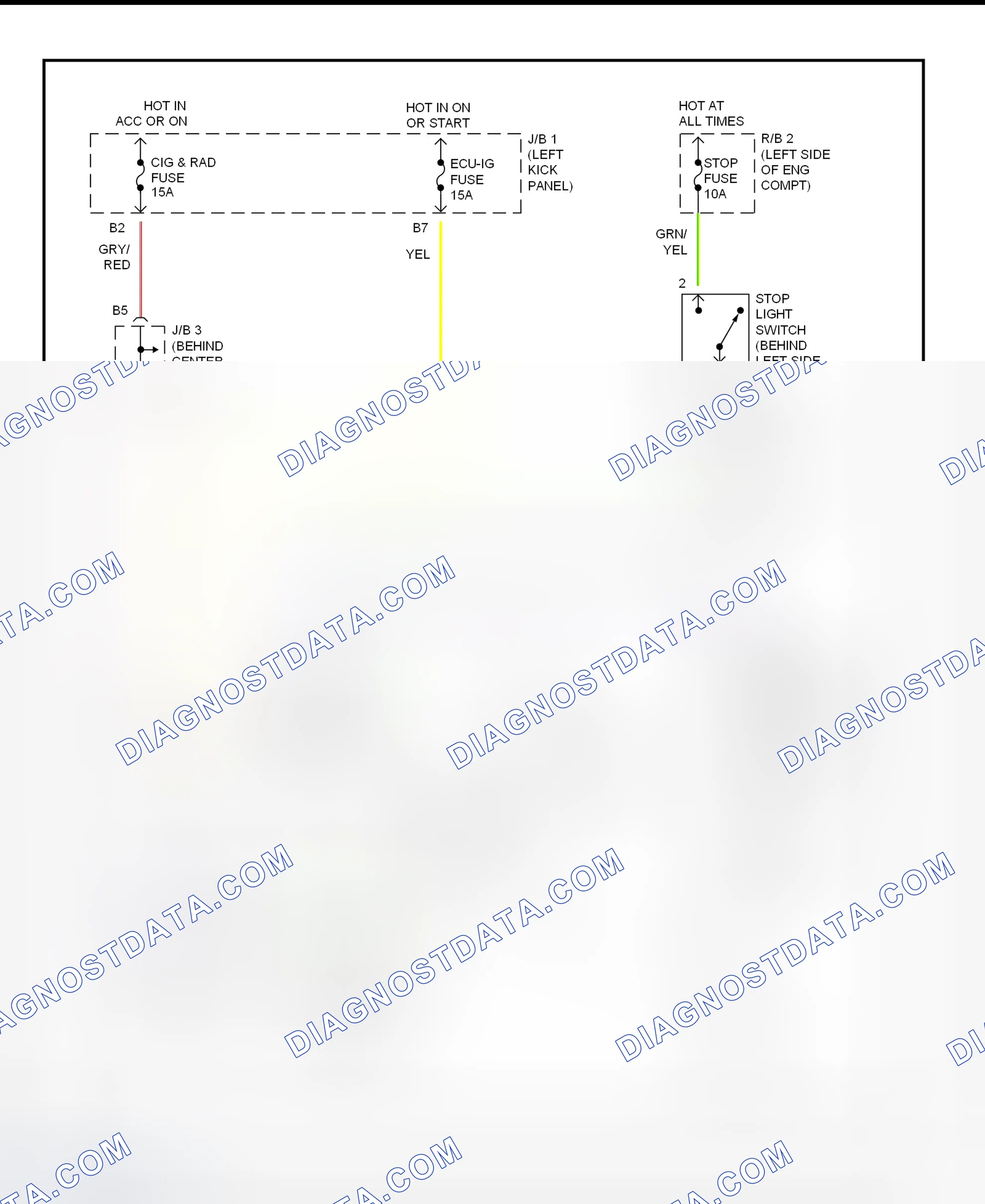 Scheme 21: Shift Interlock System Wiring Diagram (1995-96 Tacoma)