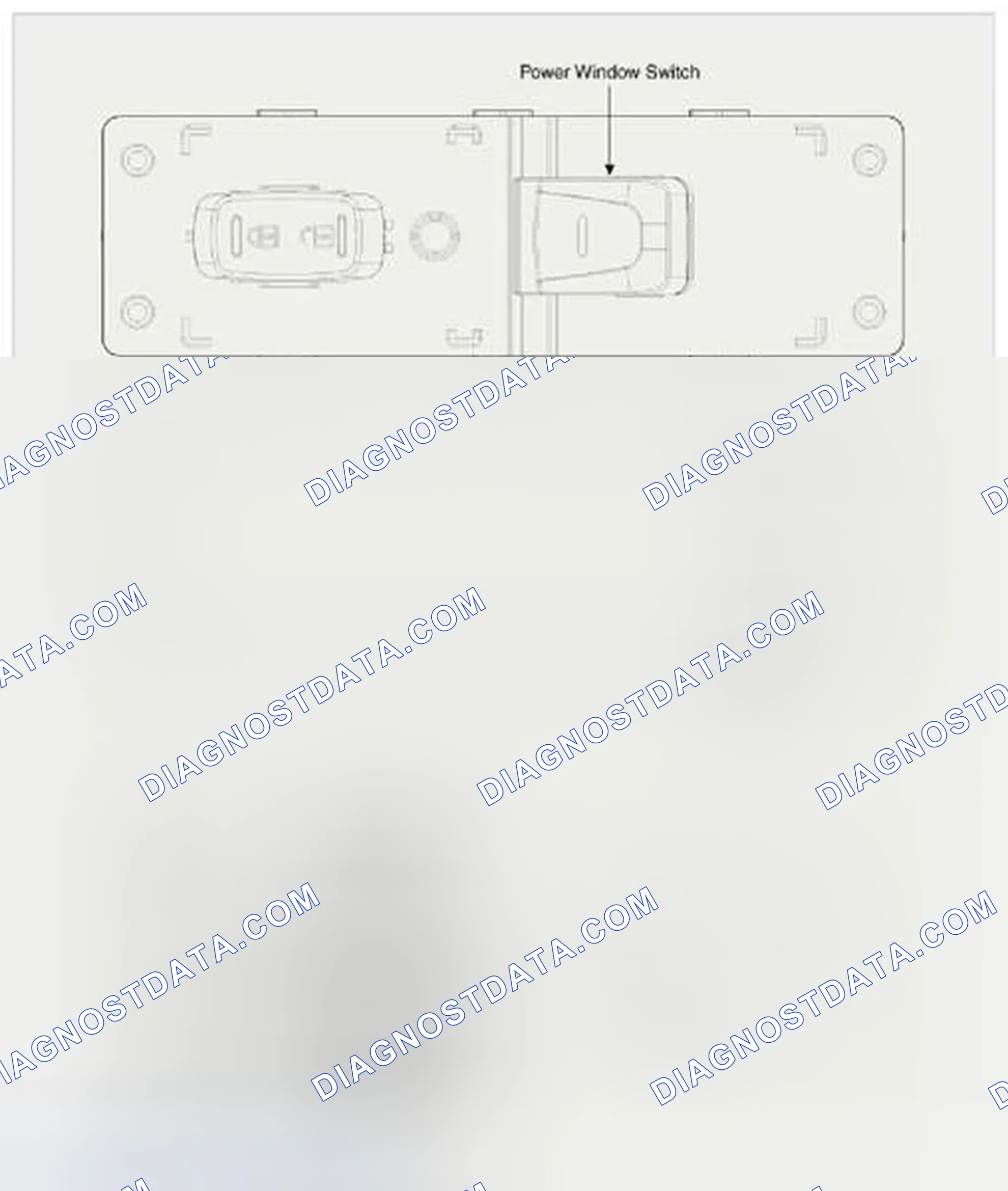 Scheme 10: Passenger power window switch