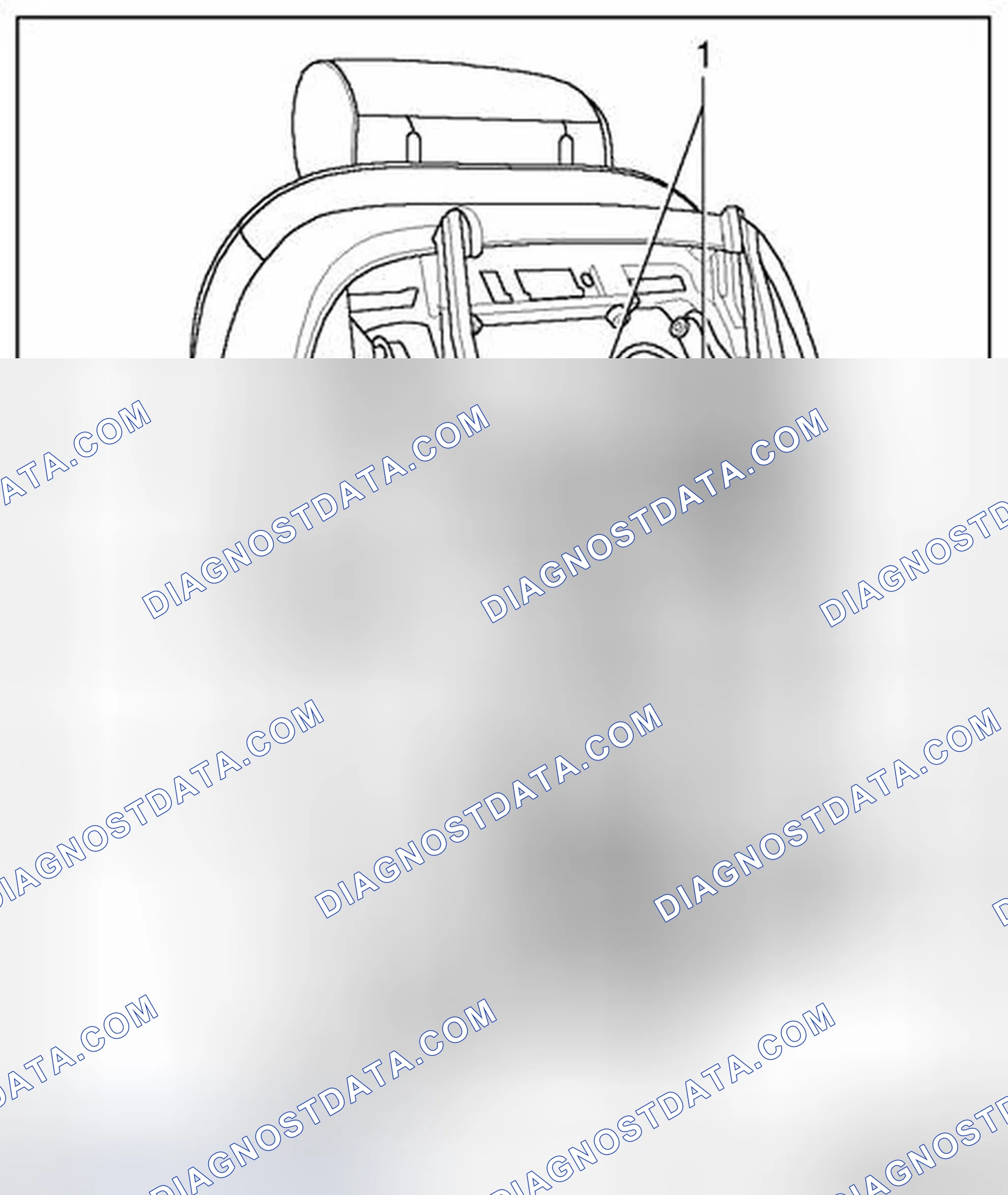 Scheme 416: Rear Seat Lumbar Forward/Back Motors, with Four-Way Lumbar Support, Removing and Installing