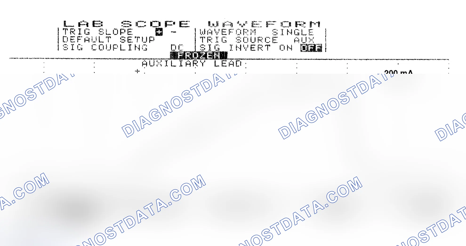 Scheme 13: Single Injector w/Normal Current Flow - Current Pattern