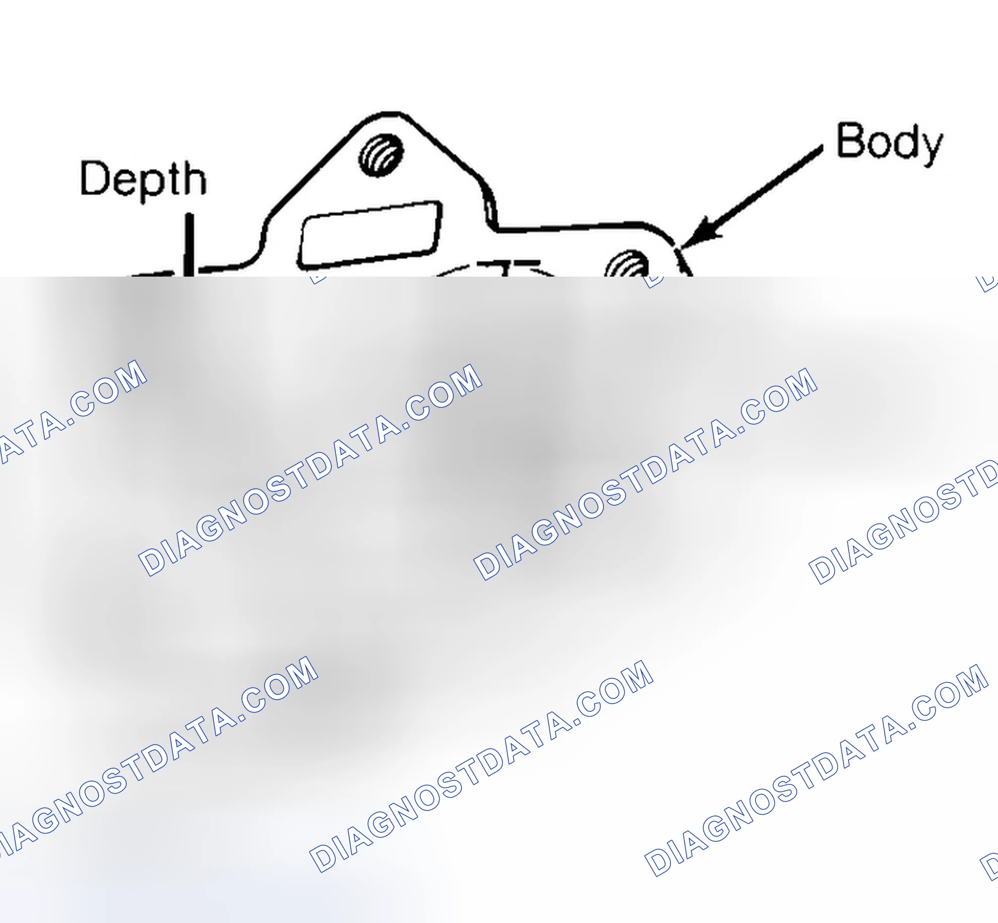 Scheme 35: Measuring Oil Pump Gear Cavity