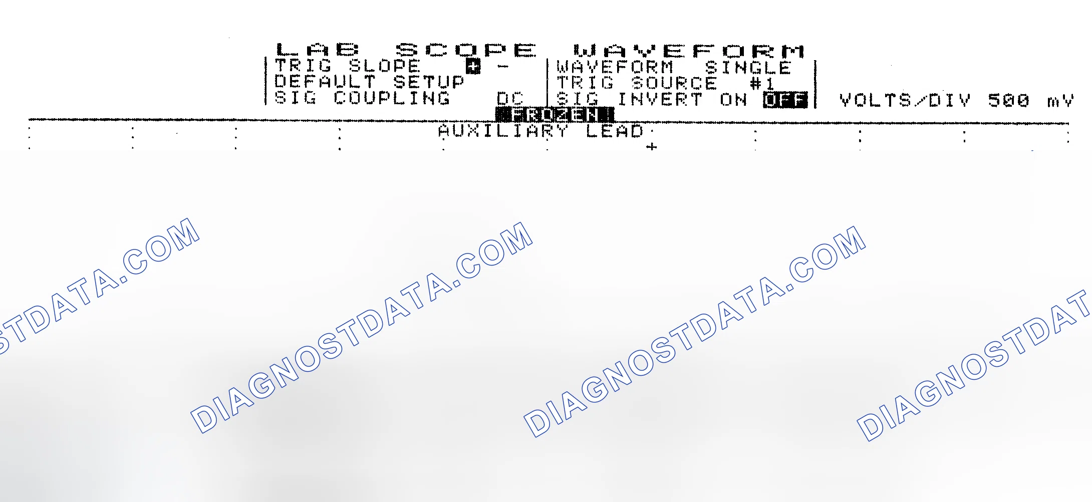 Scheme 10: Single Injector w/Excessive Current Flow - Current Pattern