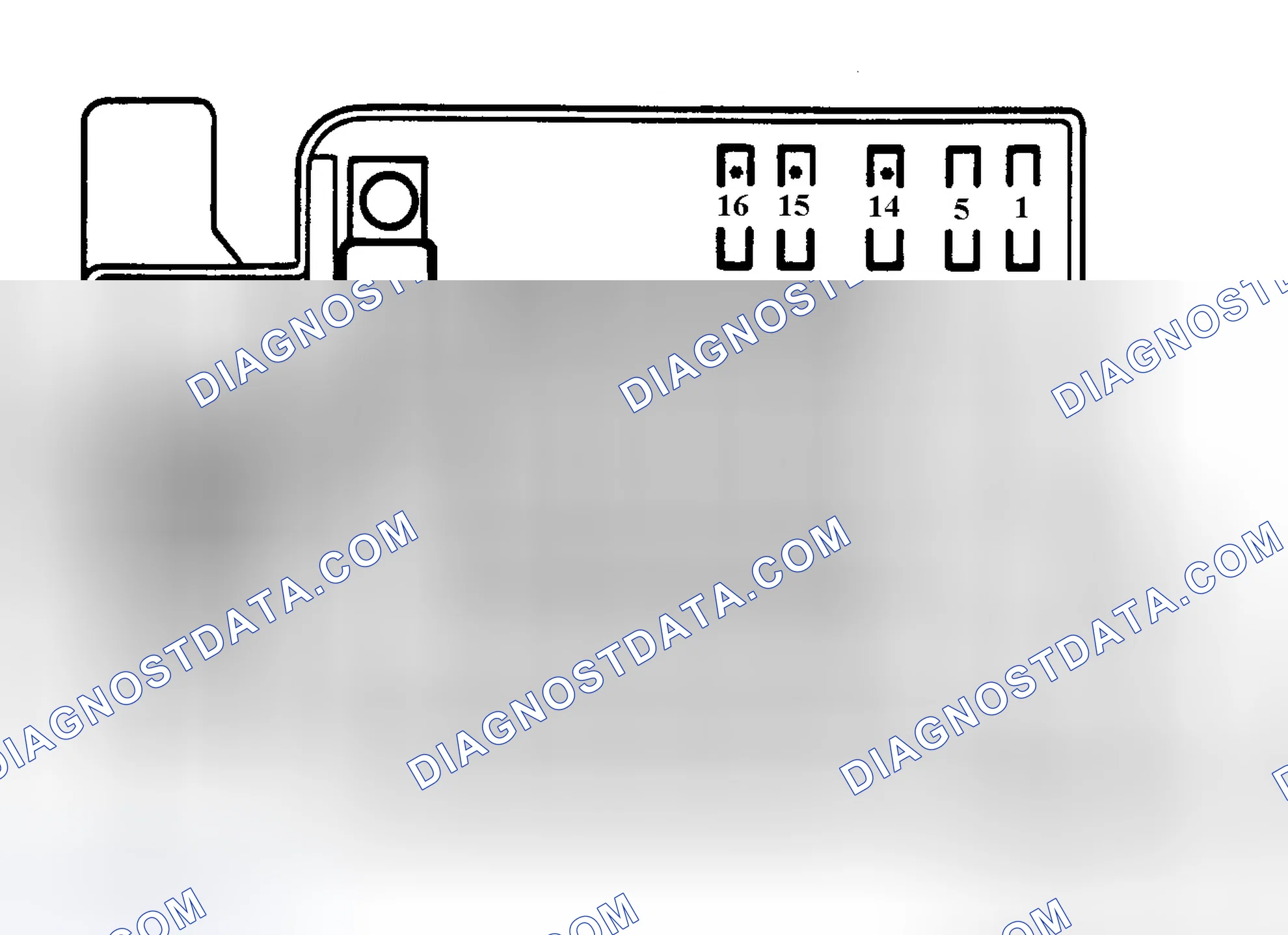 Scheme 12: UNDERHOOD FUSE PANEL IDENTIFICATION (1992-96)