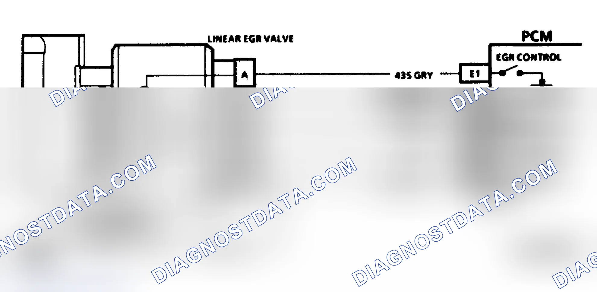 Scheme 256: Code 32 Schematic ("P" Series 7.4L) EGR Circuit Error With Linear EGR
