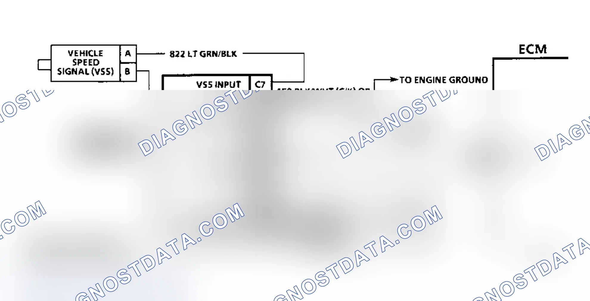 Scheme 263: CODE 24, VEHICLE SPEED SENSOR - 1992 EXCEPT 4L80-E TRANS.
