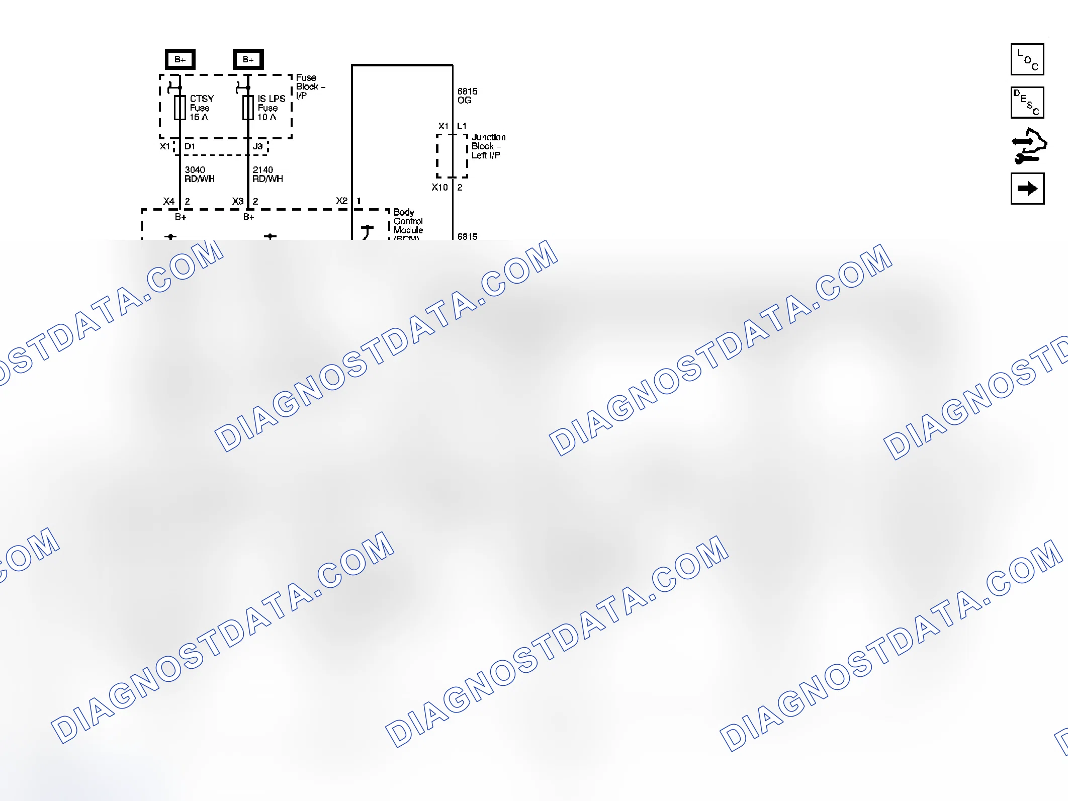 Scheme 19: Interior Lights Schematics
