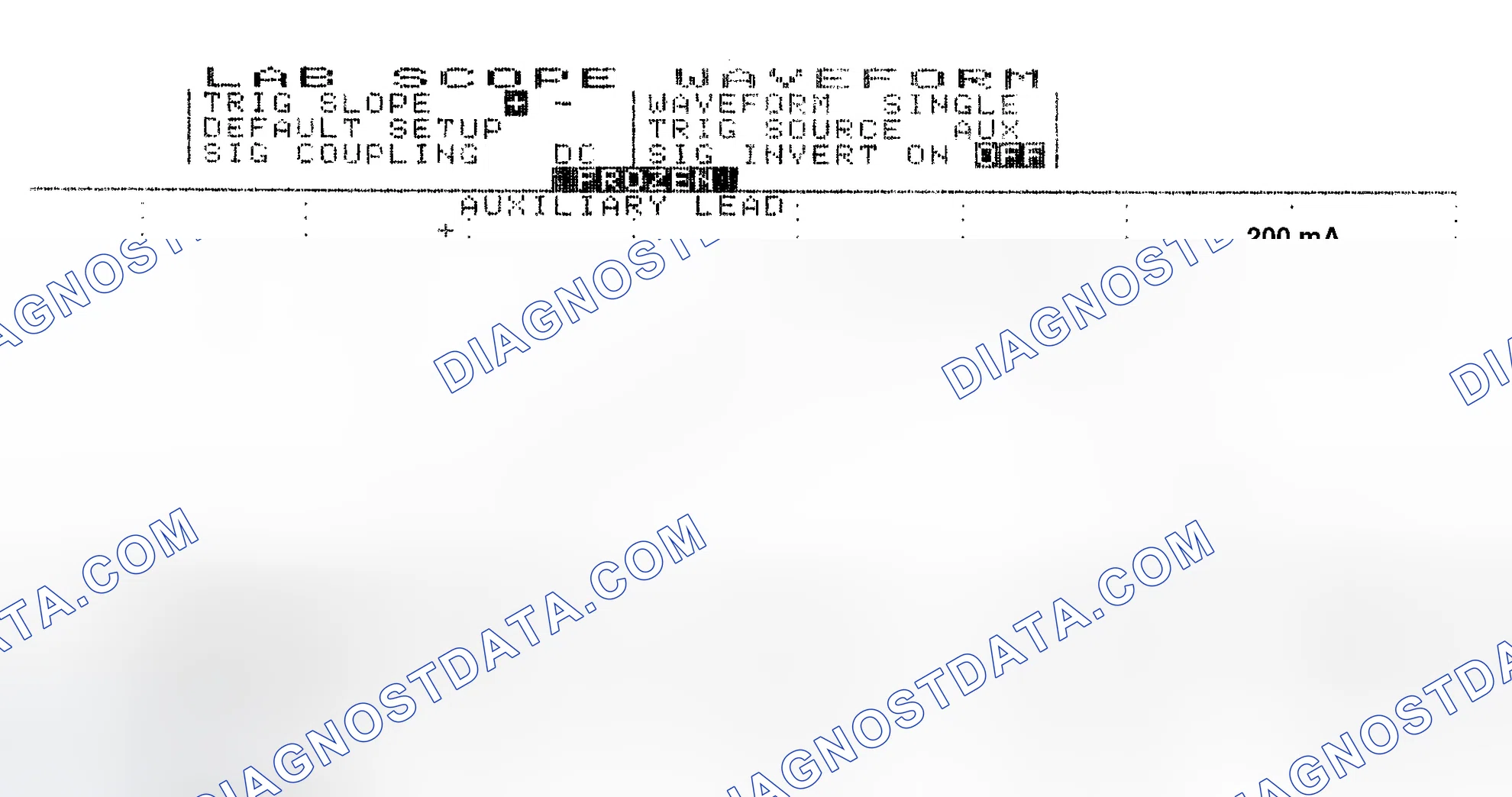 Scheme 13: Single Injector w/Normal Current Flow - Current Pattern
