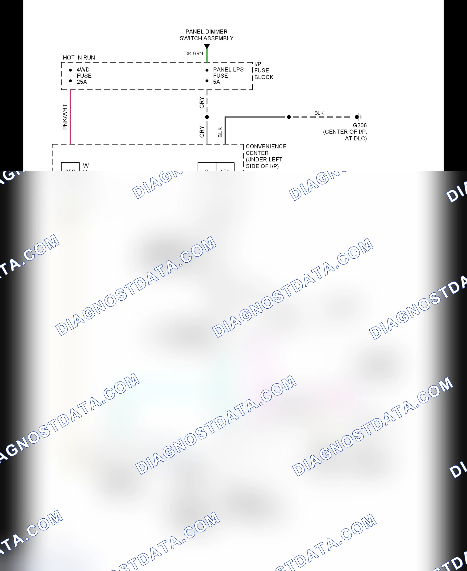 Scheme 8: Transfer Case Circuit (1993 H/D 4-Speed A/T)