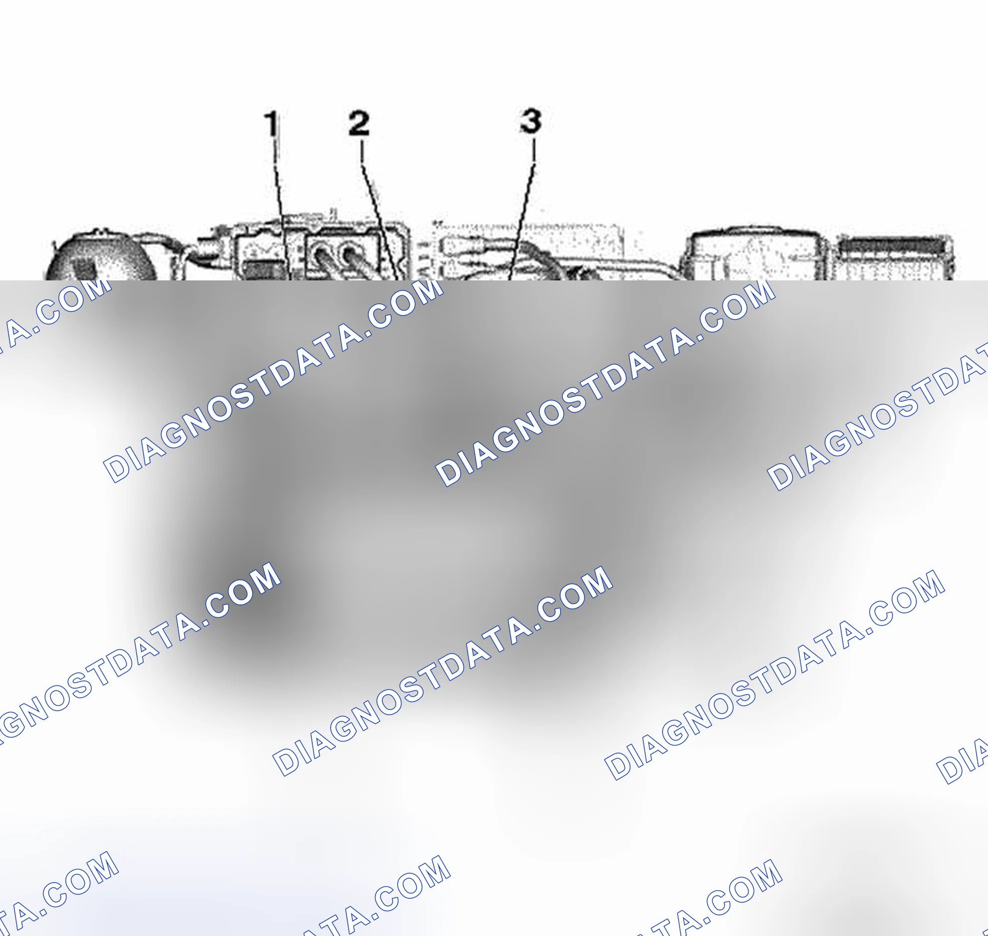Scheme 44: COOLANT CIRCUIT OVERVIEW, GOLF BLUE-E-MOTION, REAR