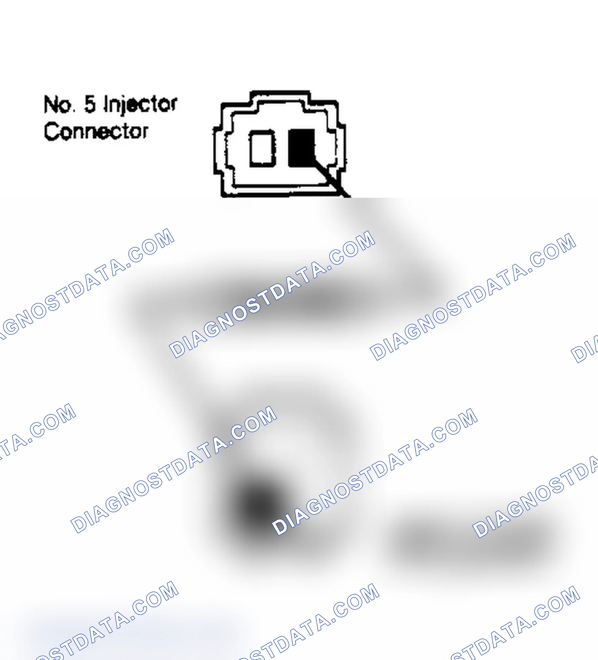Scheme 148: No. 5 Injector Connector To Injector Harness 4-Pin Connector