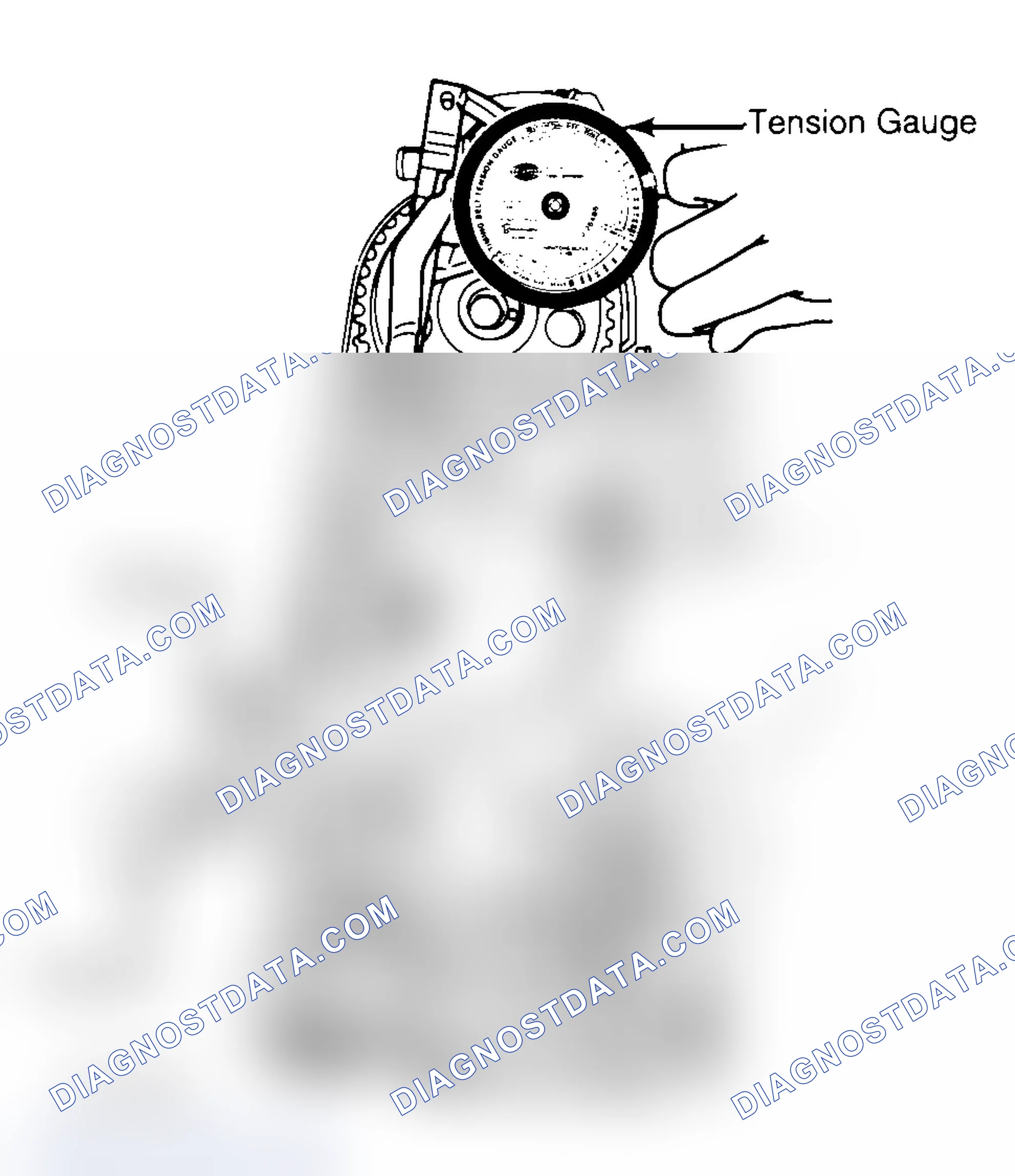 Scheme 28: Adjusting Typical Timing Belt Tension