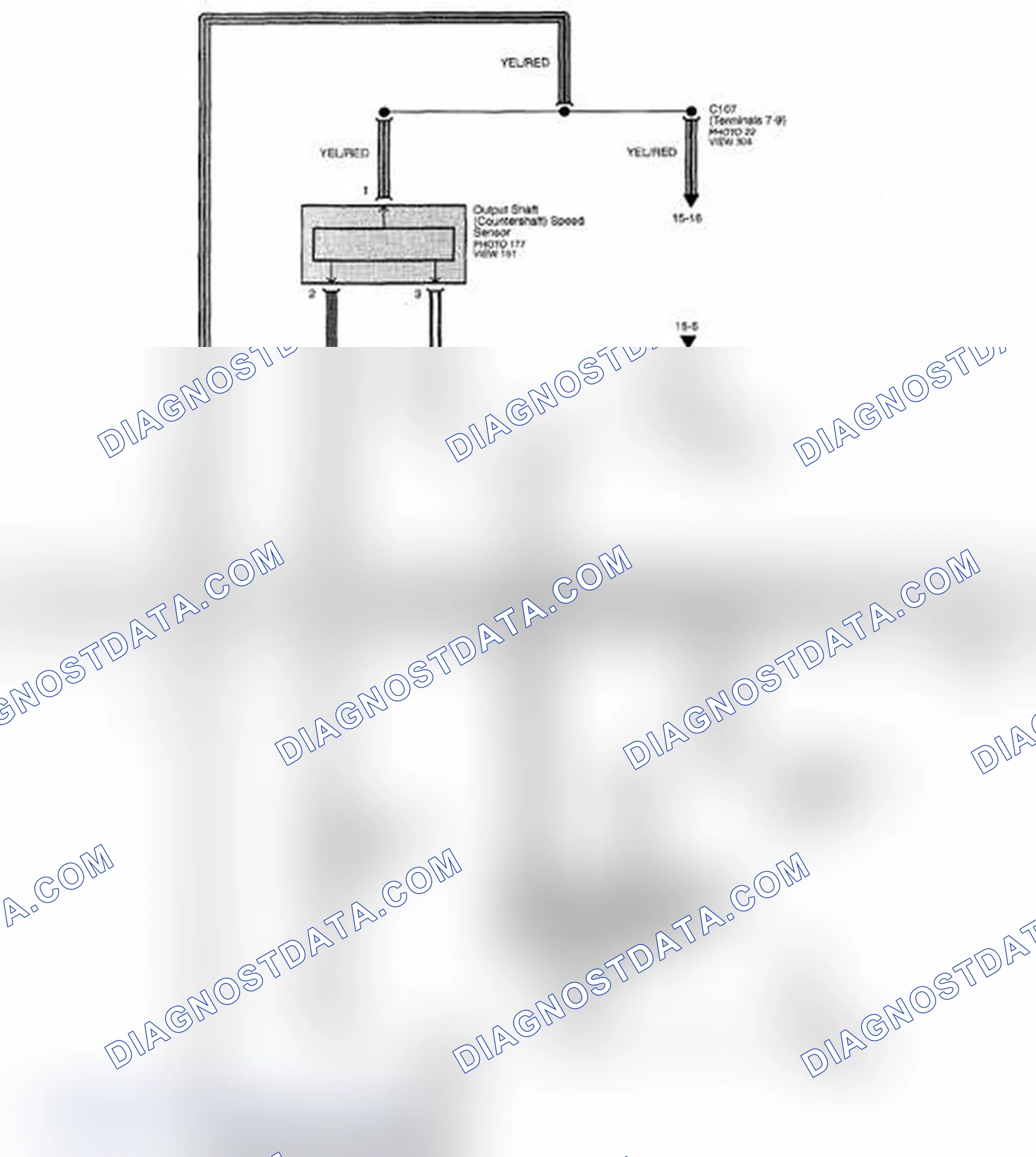 Scheme 272: Reverse Lockout System Circuit Diagram - A/T Controls (Page 39-4)