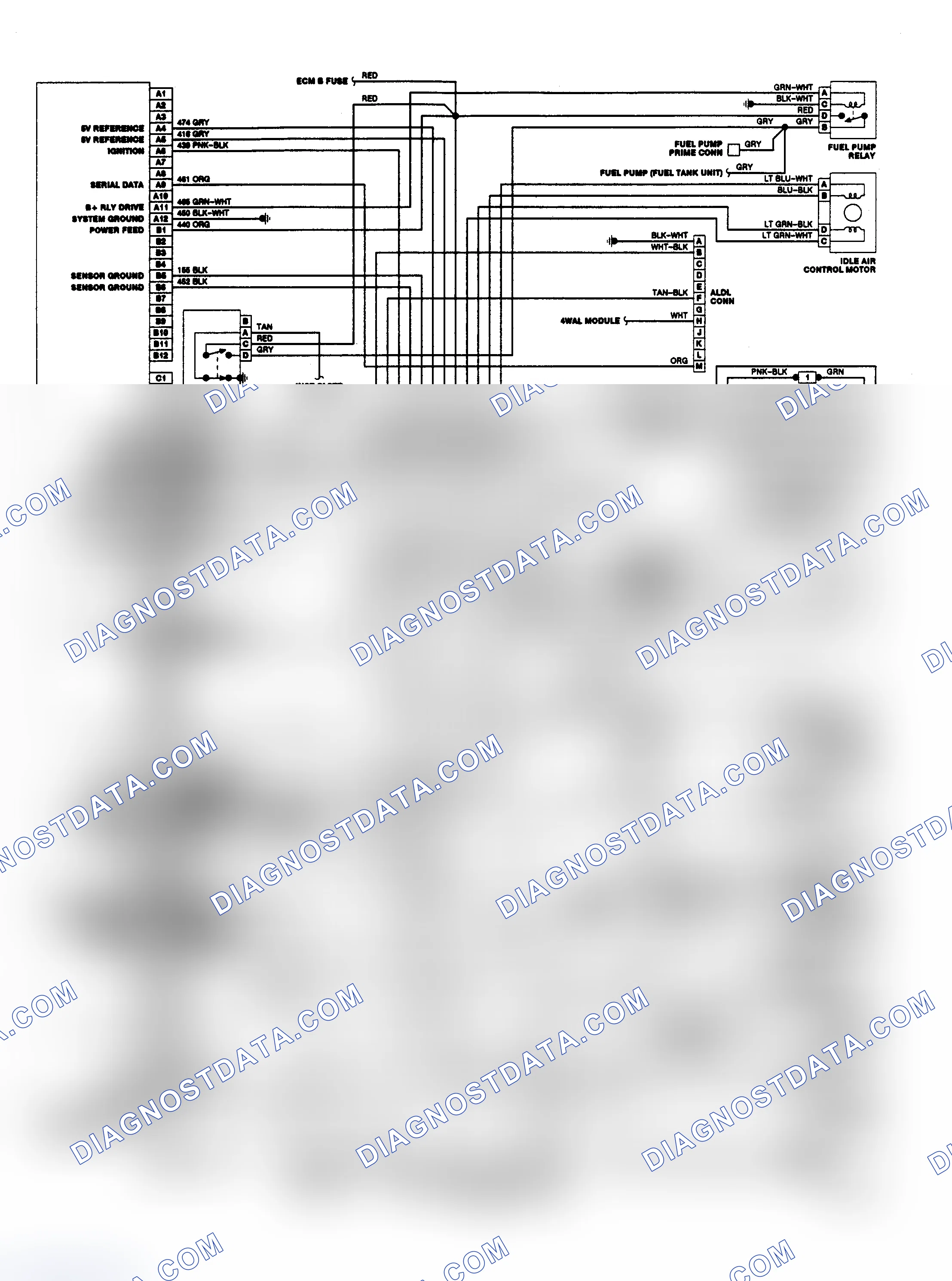 Scheme 4: Wiring Diagram (Syclone 4.3L Turbo)