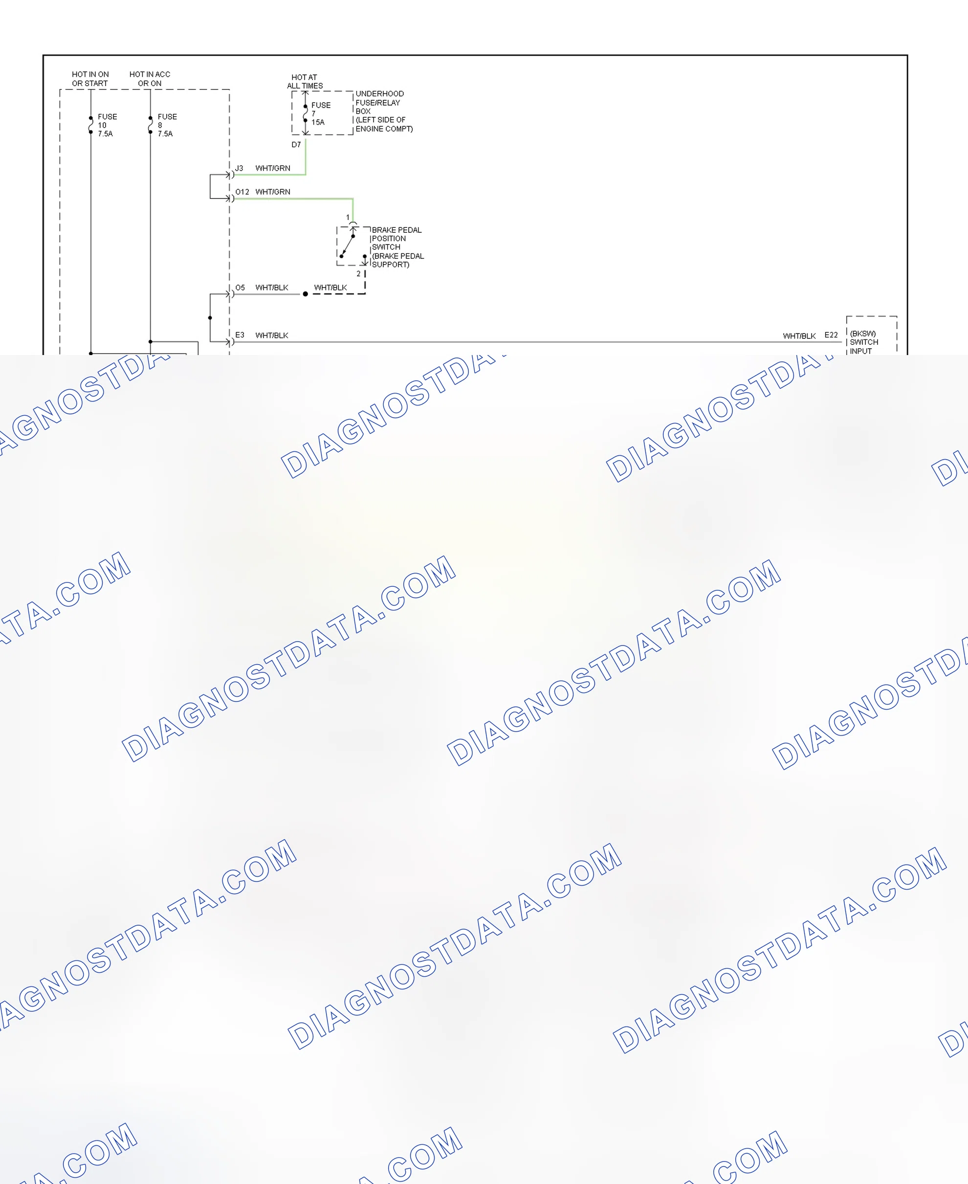Scheme 91: Shift & Key Interlock System Wiring Diagram (2002 CR-V)