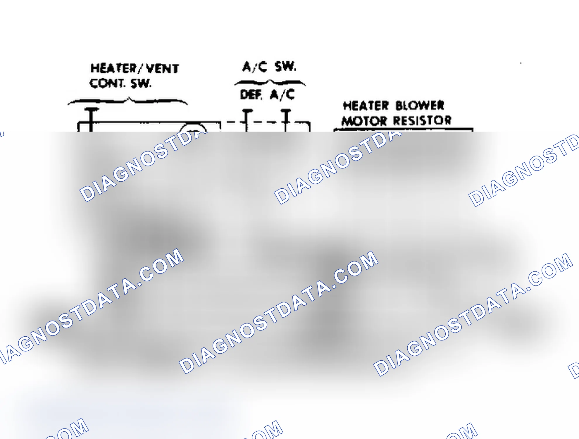 Scheme 6: Heater Wiring Diagram (Aries, Caravelle, Daytona, Lancer, Laser, New Yorker, Reliant, 600)
