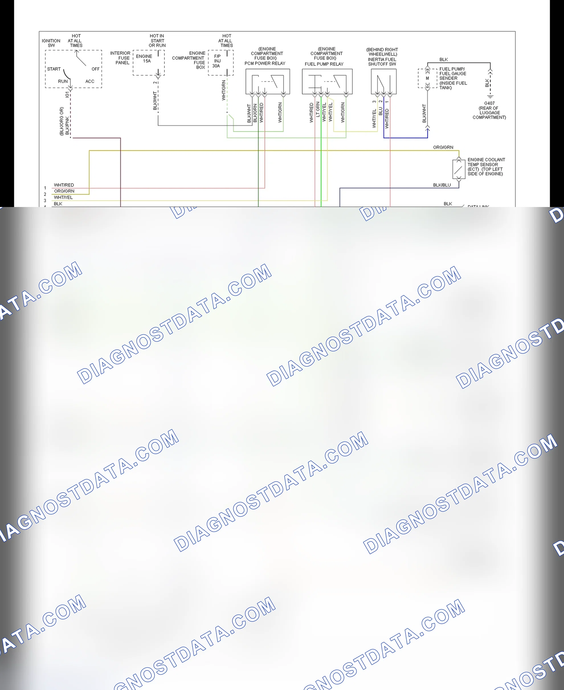 Scheme 46: EEC-IV Wiring Diagram (Probe 2.0L M/T Federal - 2 Of 2)