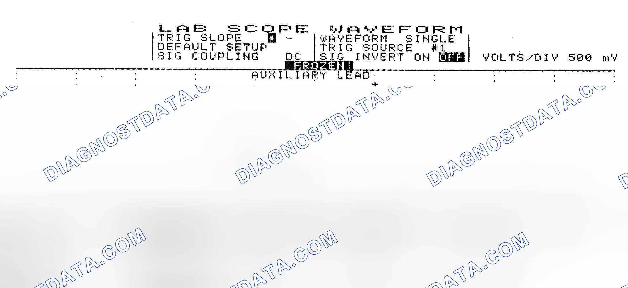 Scheme 10: Single Injector w/Excessive Current Flow - Current Pattern