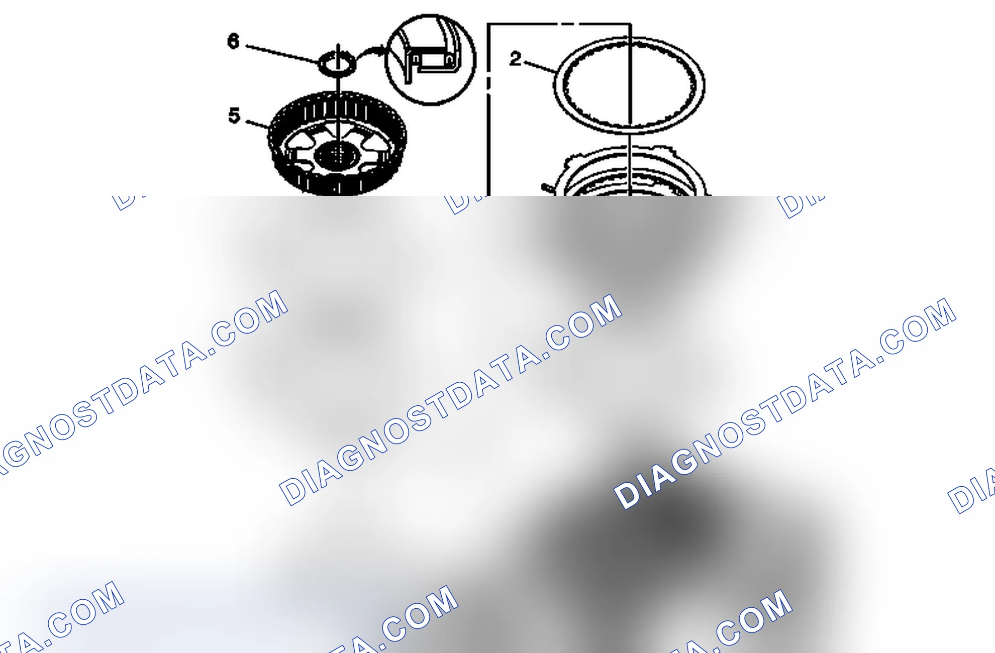 Scheme 201: 2-6 Clutch Plate Installation