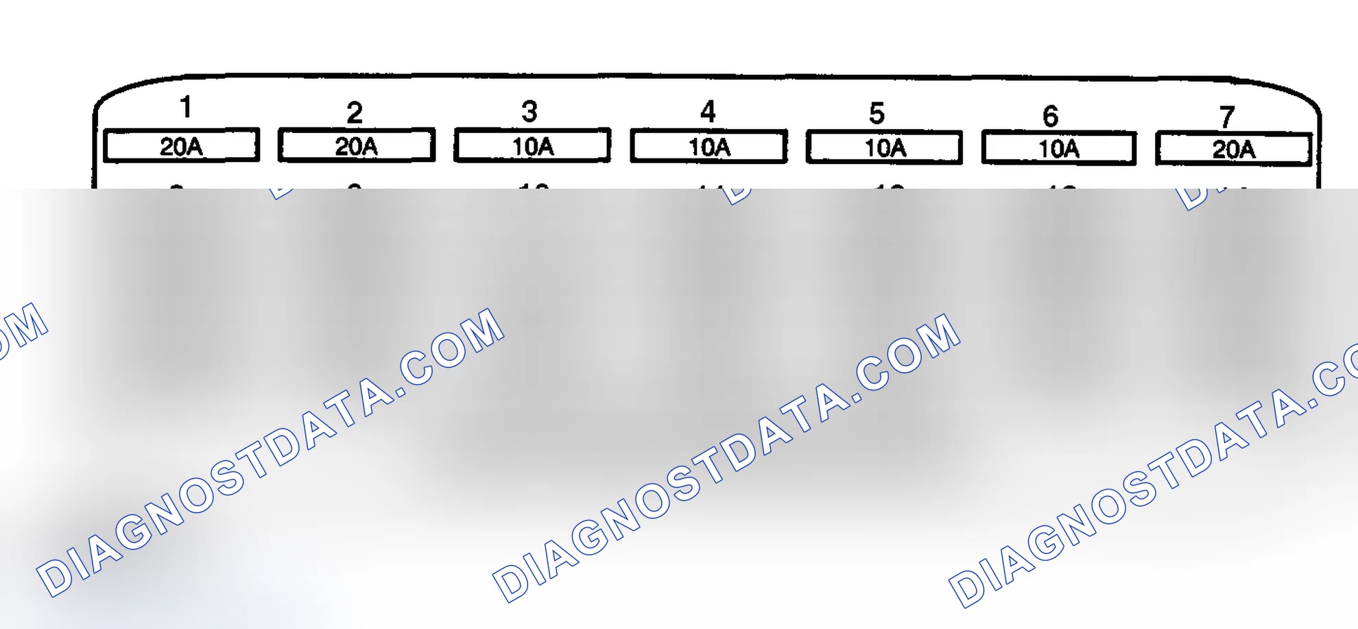 Scheme 3: UNDERHOOD FUSE PANEL IDENTIFICATION (1992 ELDORADO)