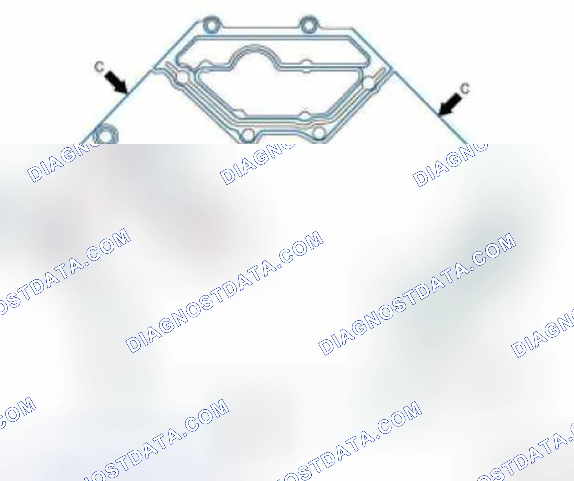 Fig. 21: Identifying Application Of Sealant Timing Case Cover