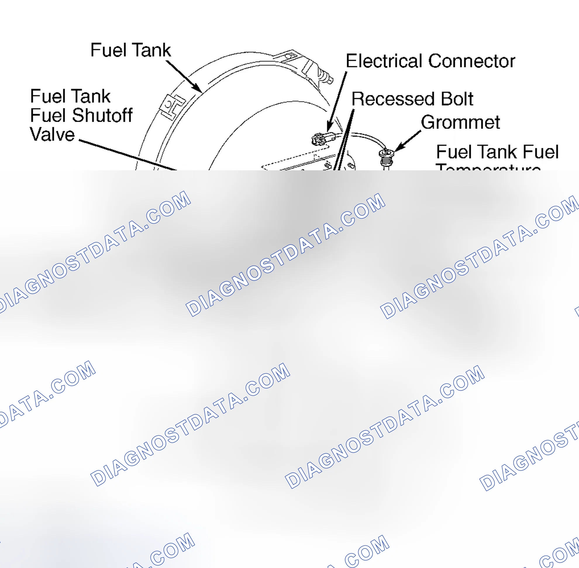 Scheme 43: Fuel Tank Fuel Temperature Sensor (Camry 2.2L 4-Cyl. CNG Models)