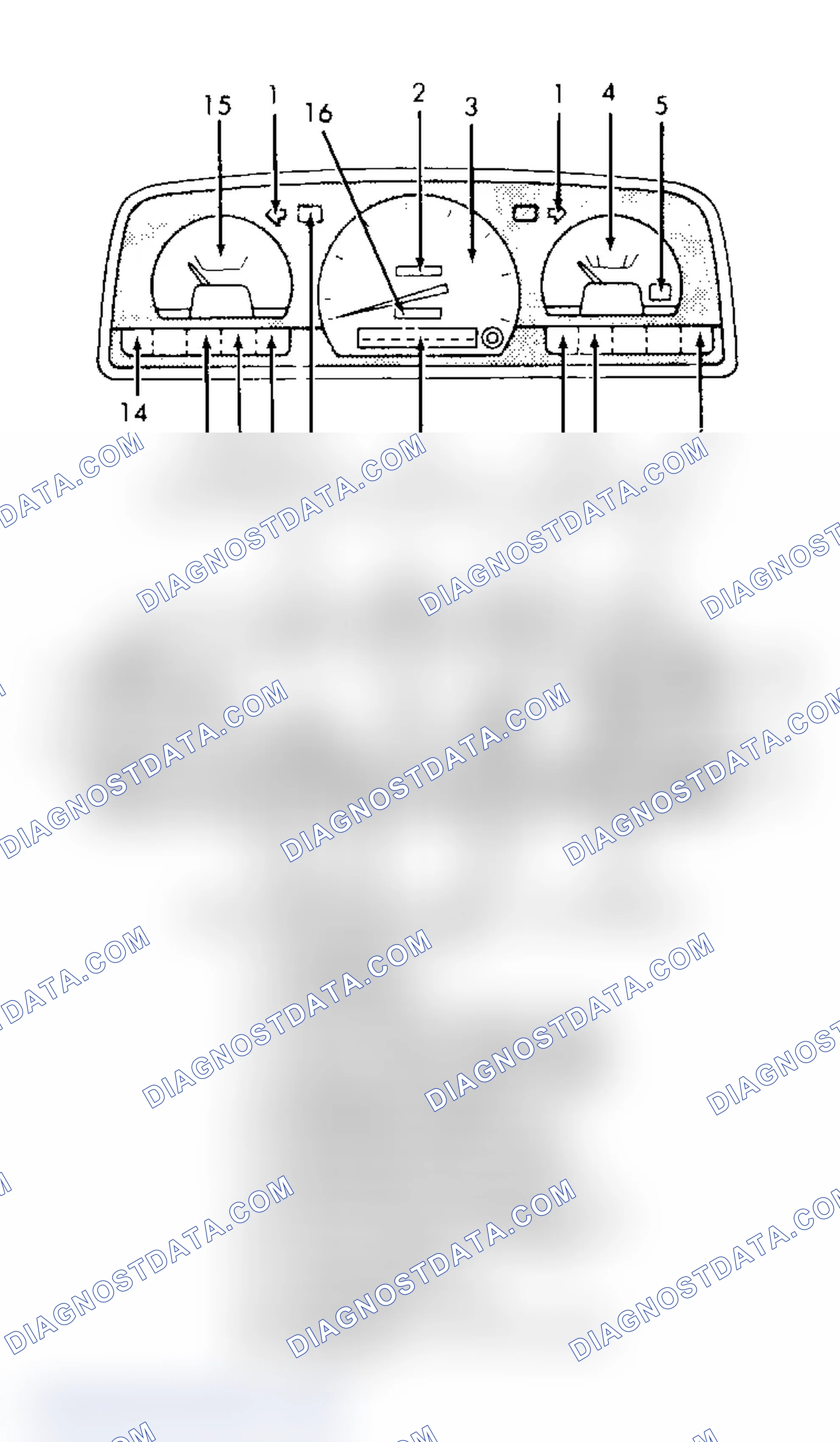 Scheme 1: SERVICE INDICATOR & WARNING LIGHTS