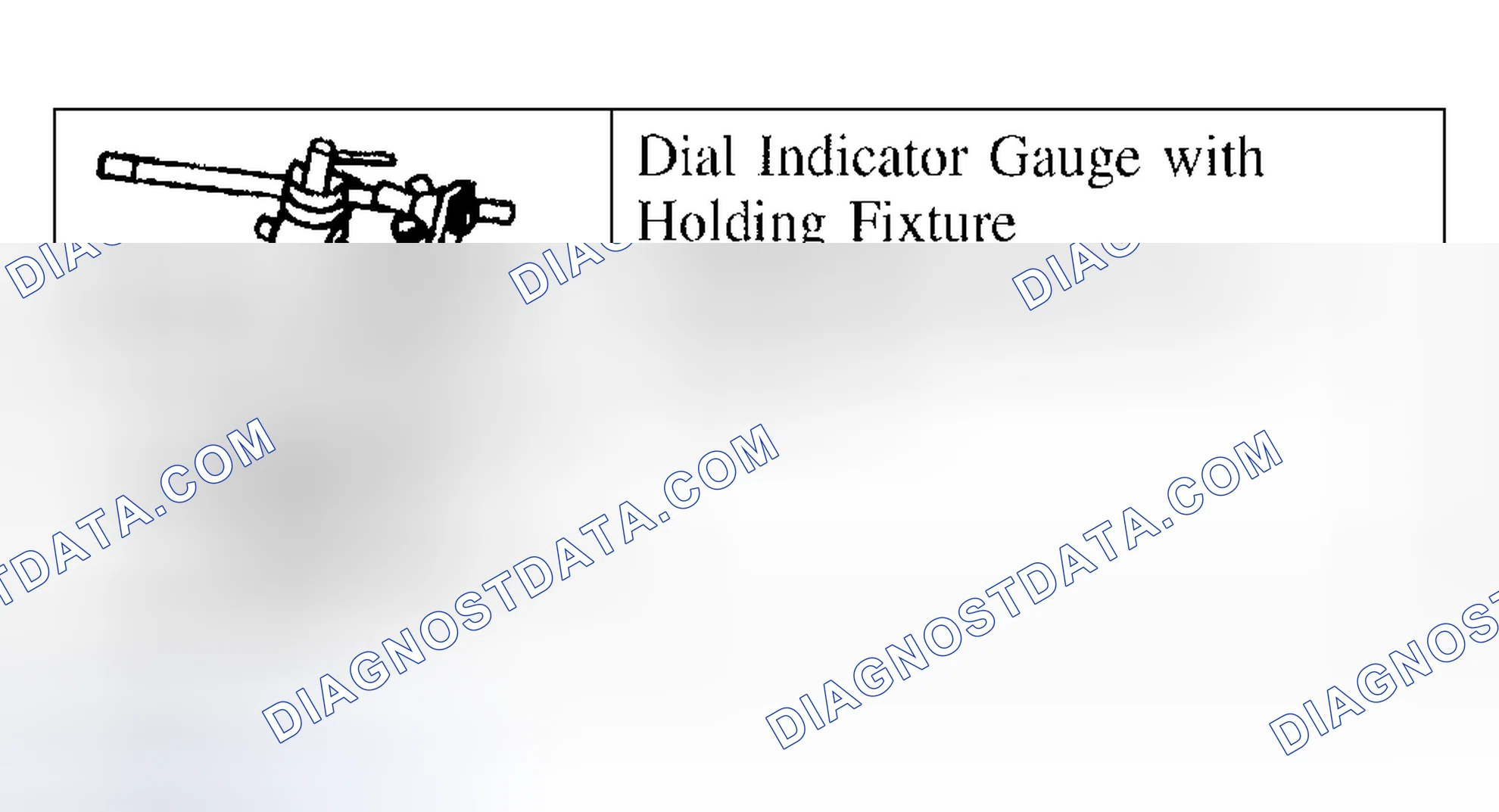 Scheme 20: Camshaft End Play - OHC Engines