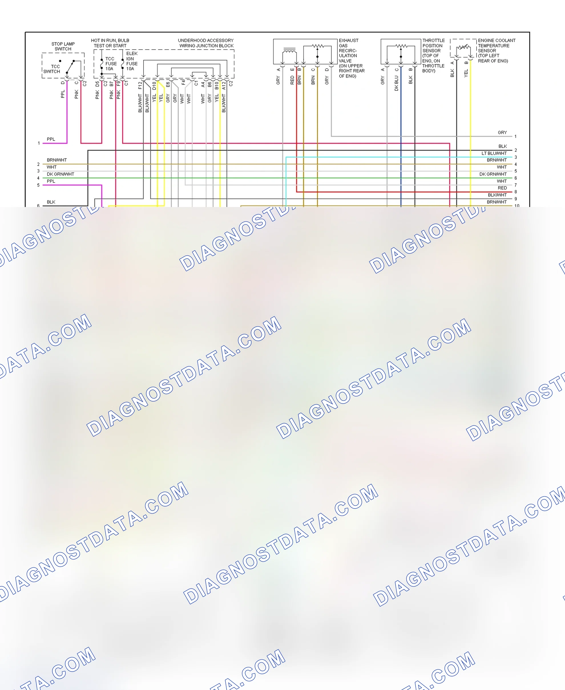 Scheme 148: PCM Wiring Diagram (Montana, Silhouette & Venture - 3.4L - 3 Of 4)