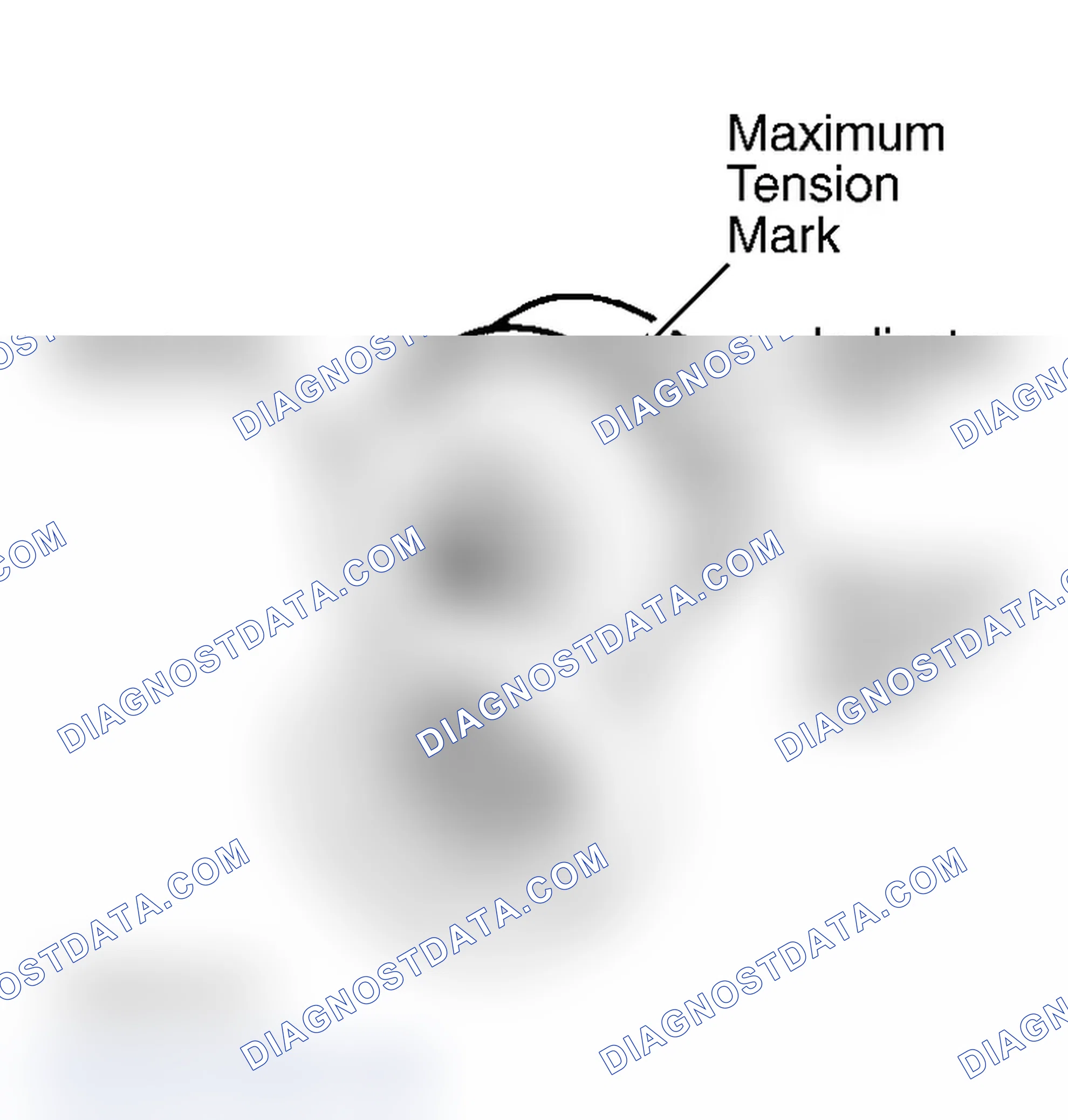 Scheme 2: BELT TENSION ADJUSTMENT SPECIFICATIONS (EXCEPT VILLAGER)