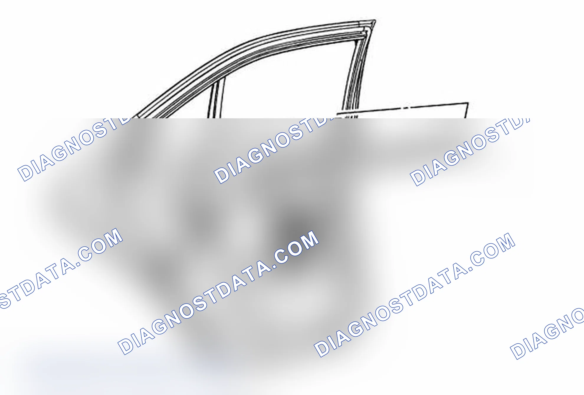 Scheme 19: Rear Side Door Window Inner Sealing Strip Replacement
