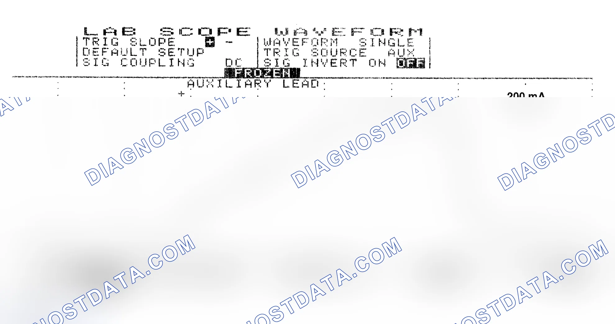 Scheme 13: Single Injector w/Normal Current Flow - Current Pattern
