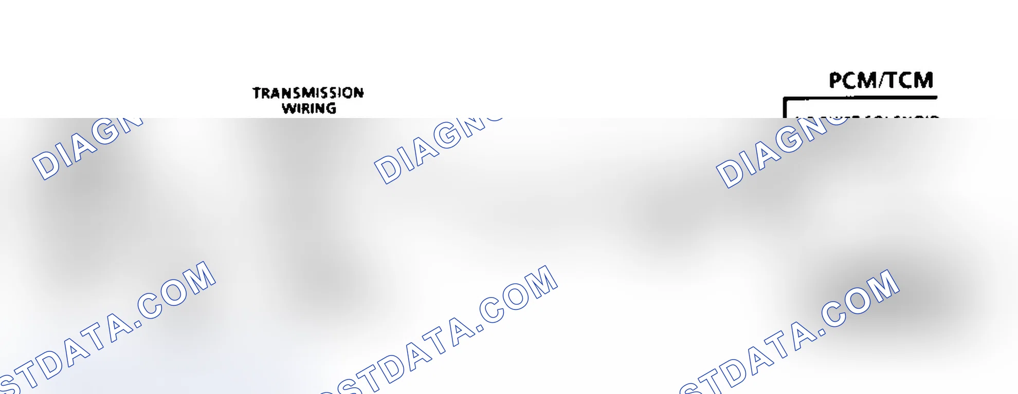 Scheme 312: Code 82 Schematic (Diesel) Transmission 1-2 Error