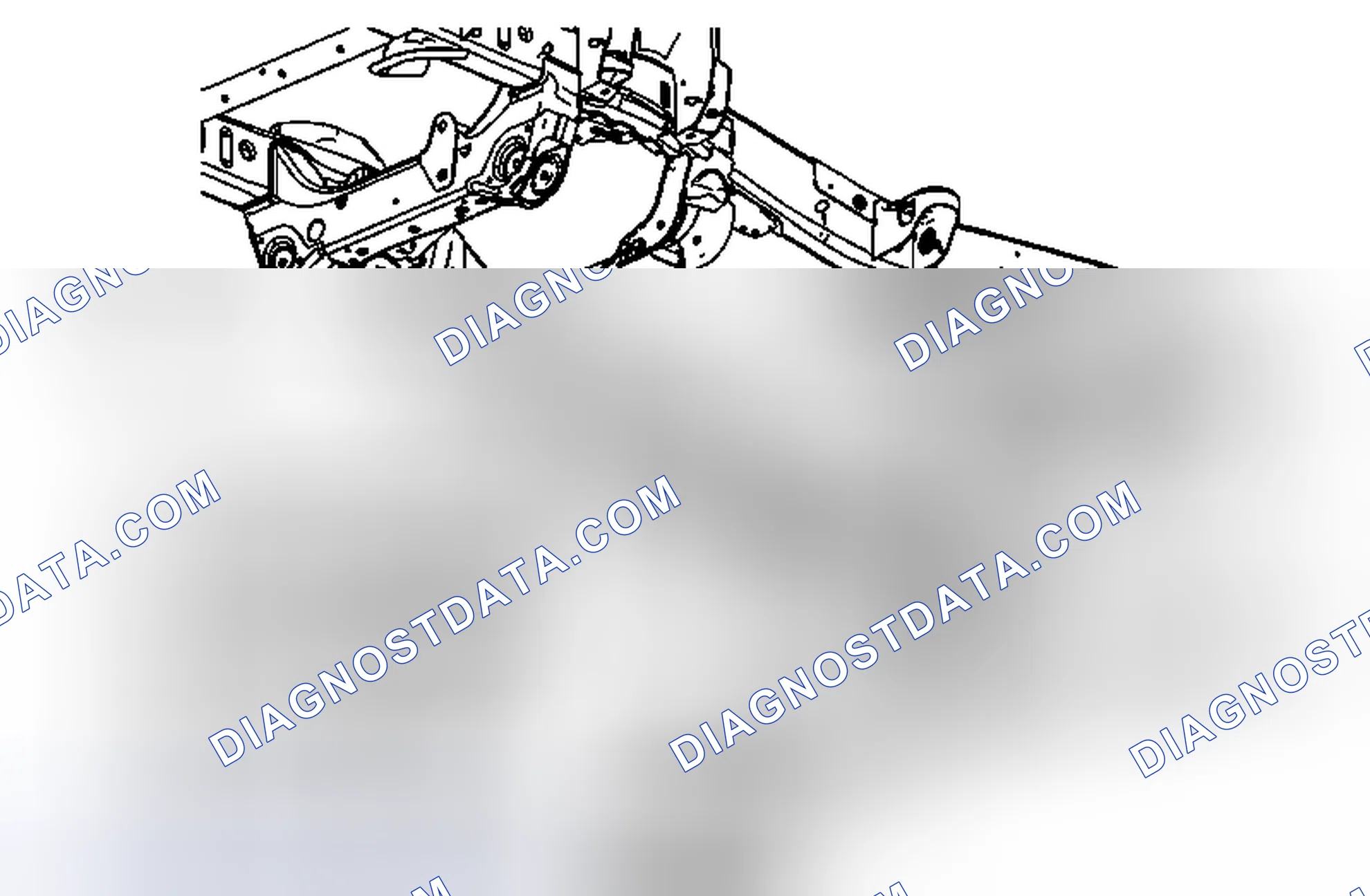 Scheme 7: Transmission Support Crossmember Replacement (Two Wheel Drive - Light Duty)
