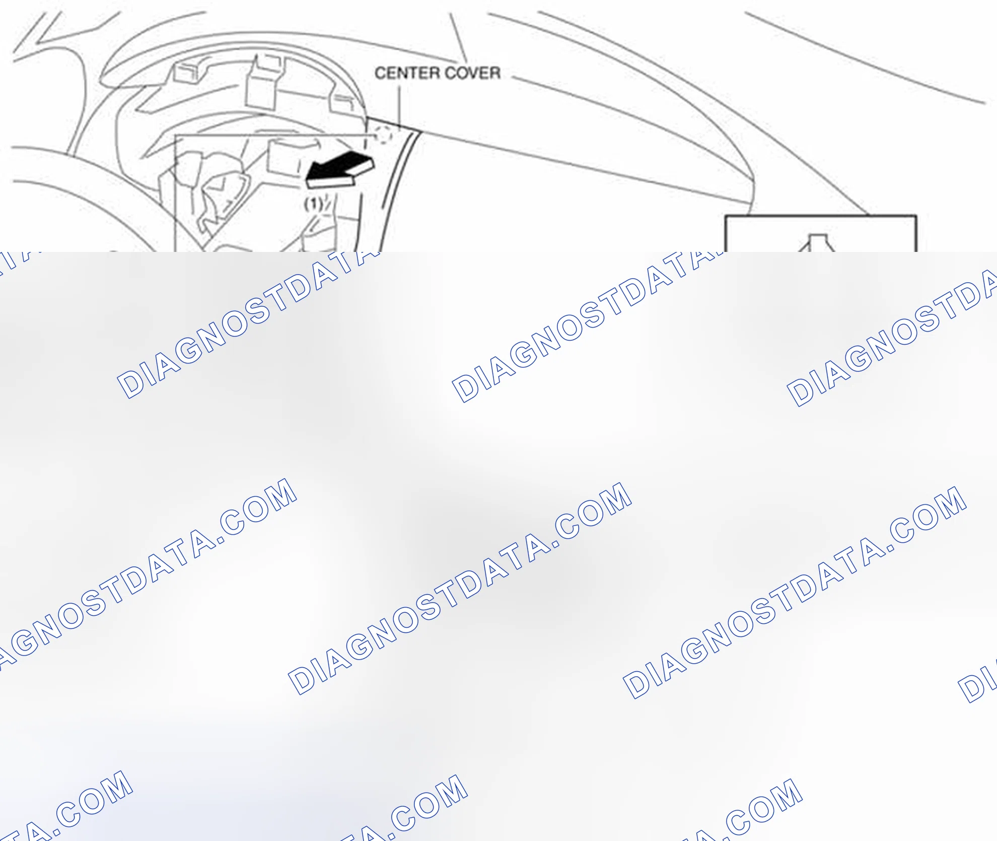 Scheme 19: CENTER COVER REMOVAL/INSTALLATION