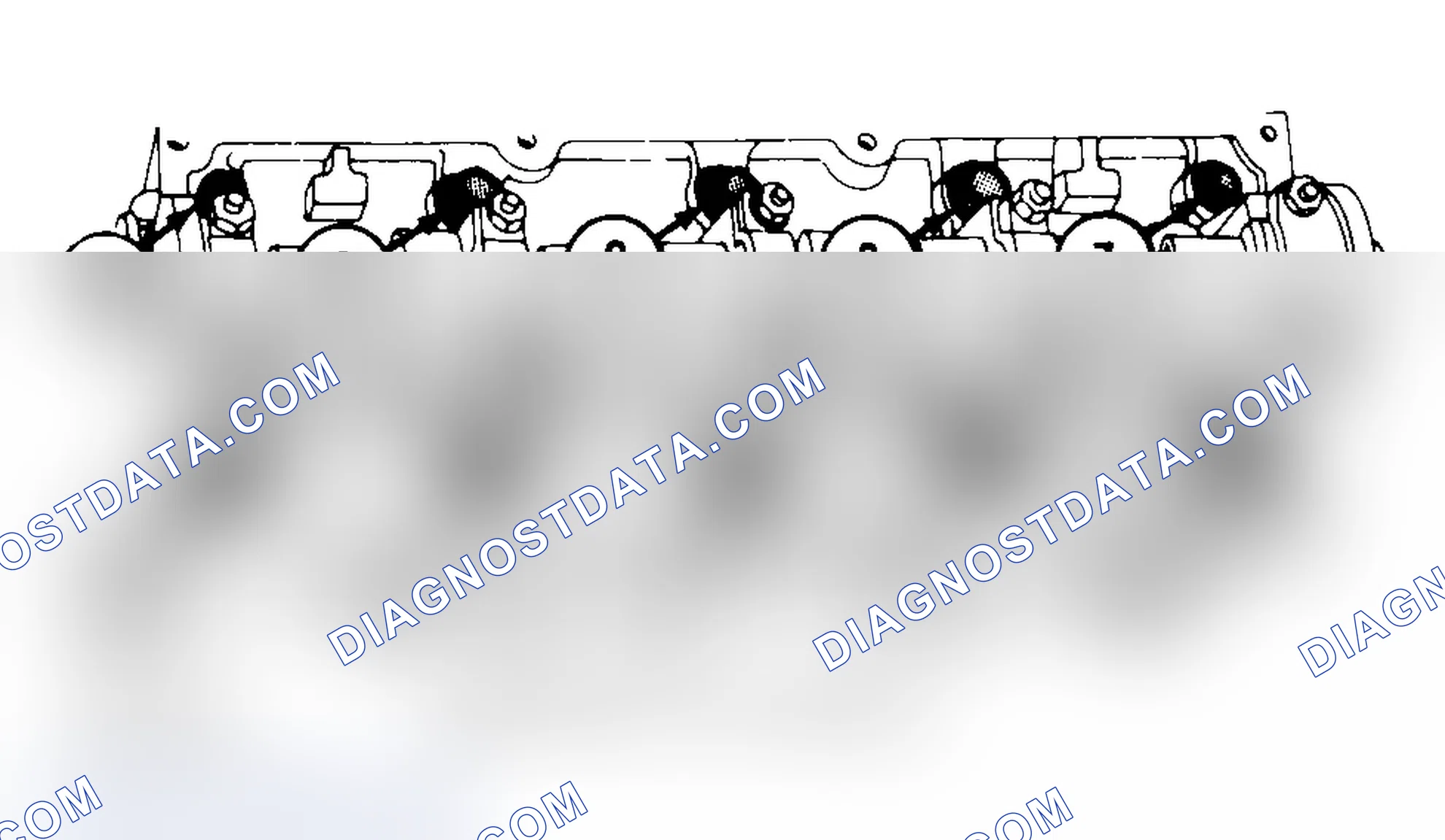 Scheme 7: Typical Cylinder Head Tightening or Loosening Sequence