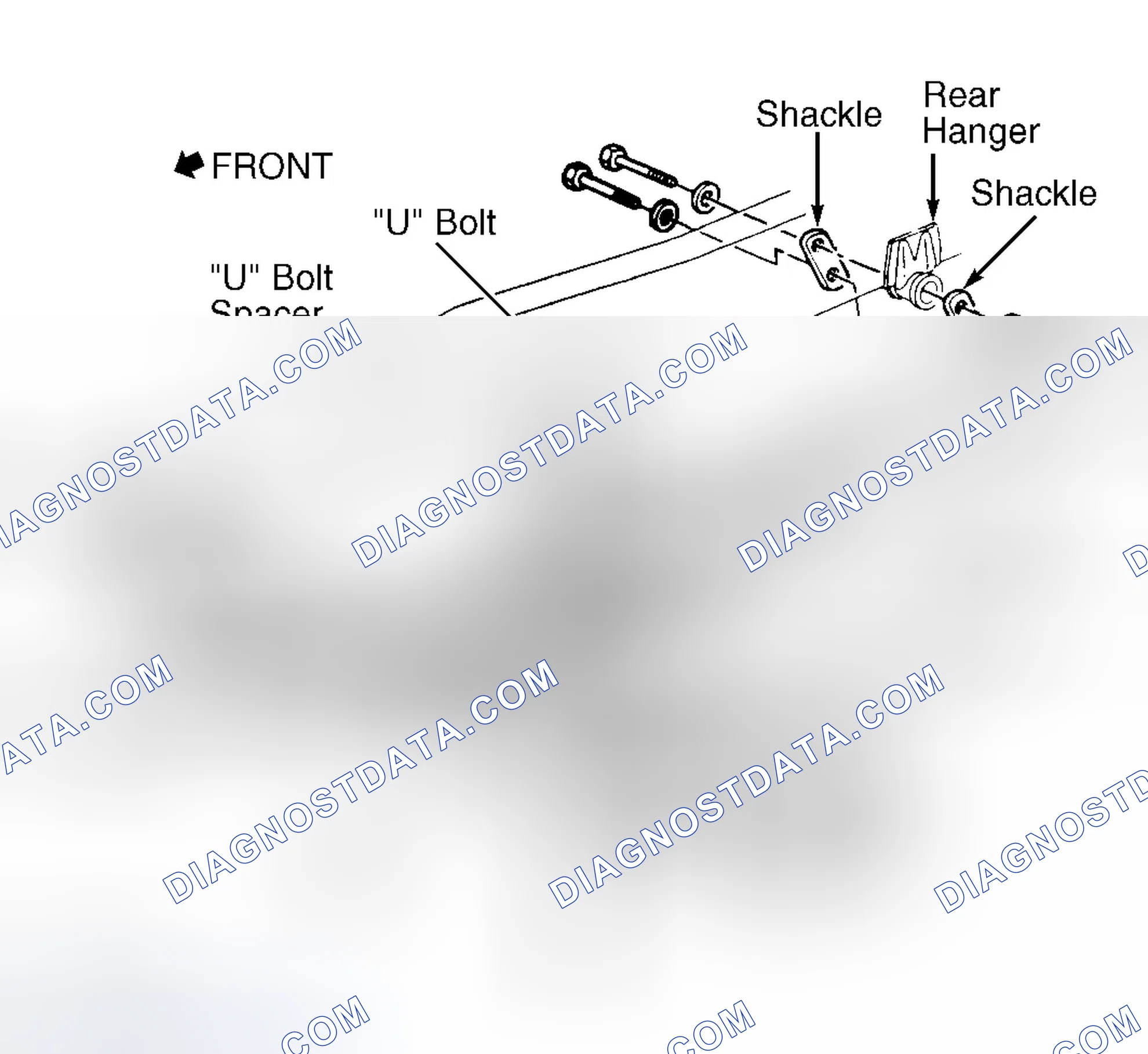 Scheme 18: Removing & Installing Leaf Spring (Commercial Van - C35 Pickup Similar)