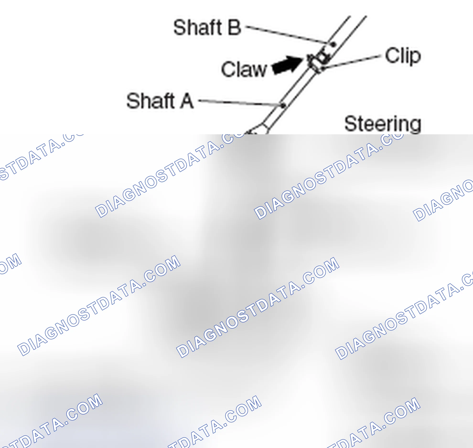 Scheme 266: >> C << STEERING COLUMN SHAFT ASSEMBLY AND STEERING GEAR AND LINKAGE ASSEMBLY CONNECTION/STEERING CO