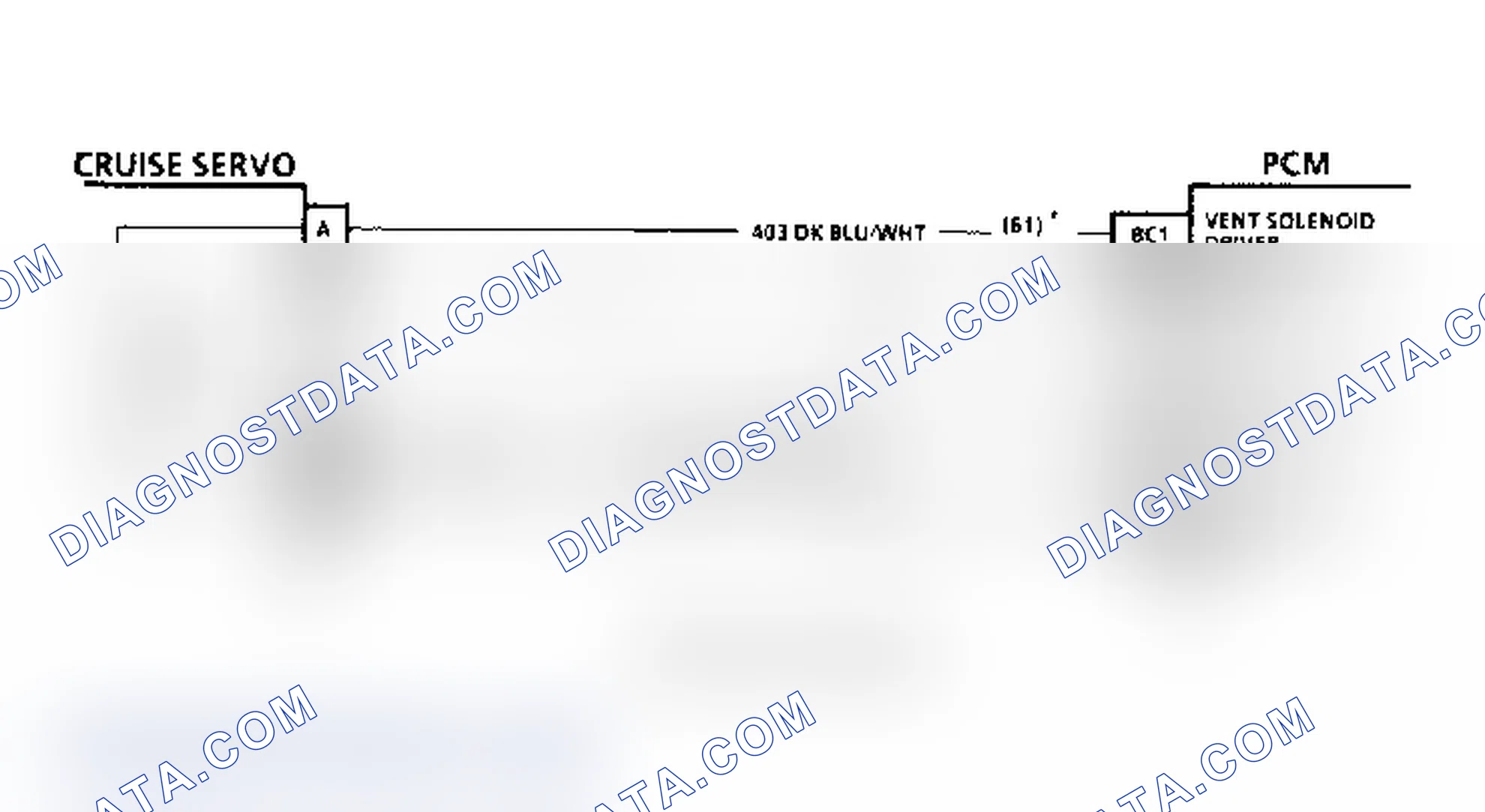 Scheme 328: CODE 61, Schematic, Cruise Vent Solenoid (3.8L)