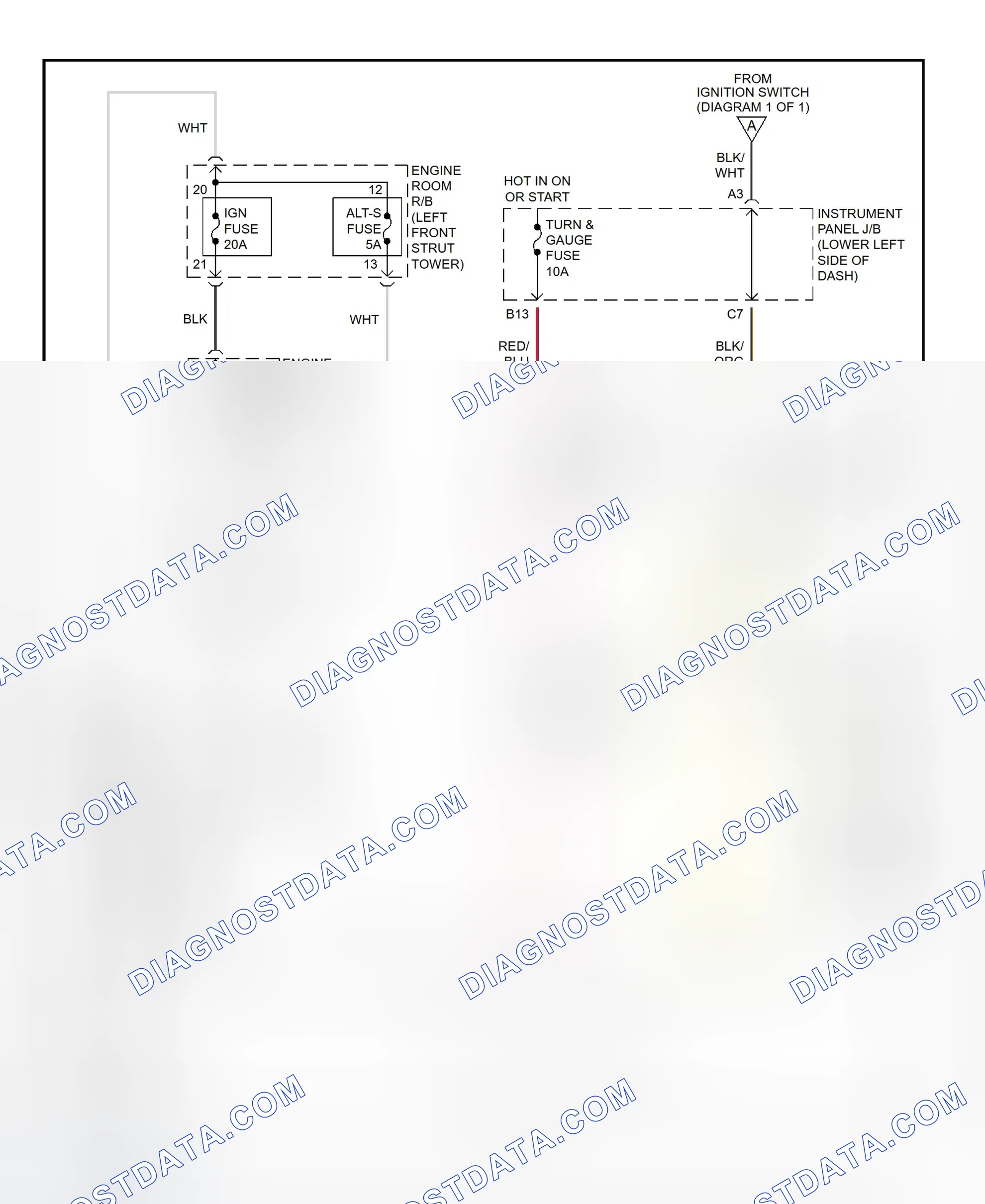 Scheme 11: Charging System Wiring Diagram (RAV4)