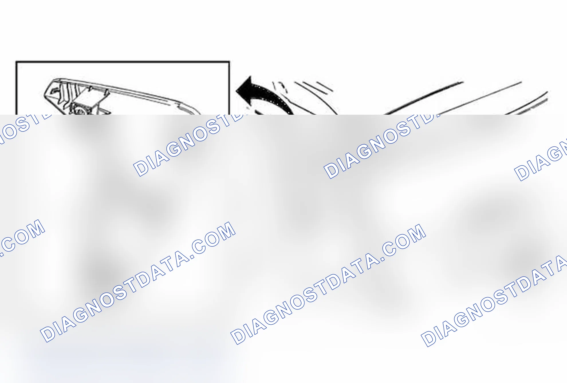 Scheme 11: Liftgate Side Applique Replacement (Trax)