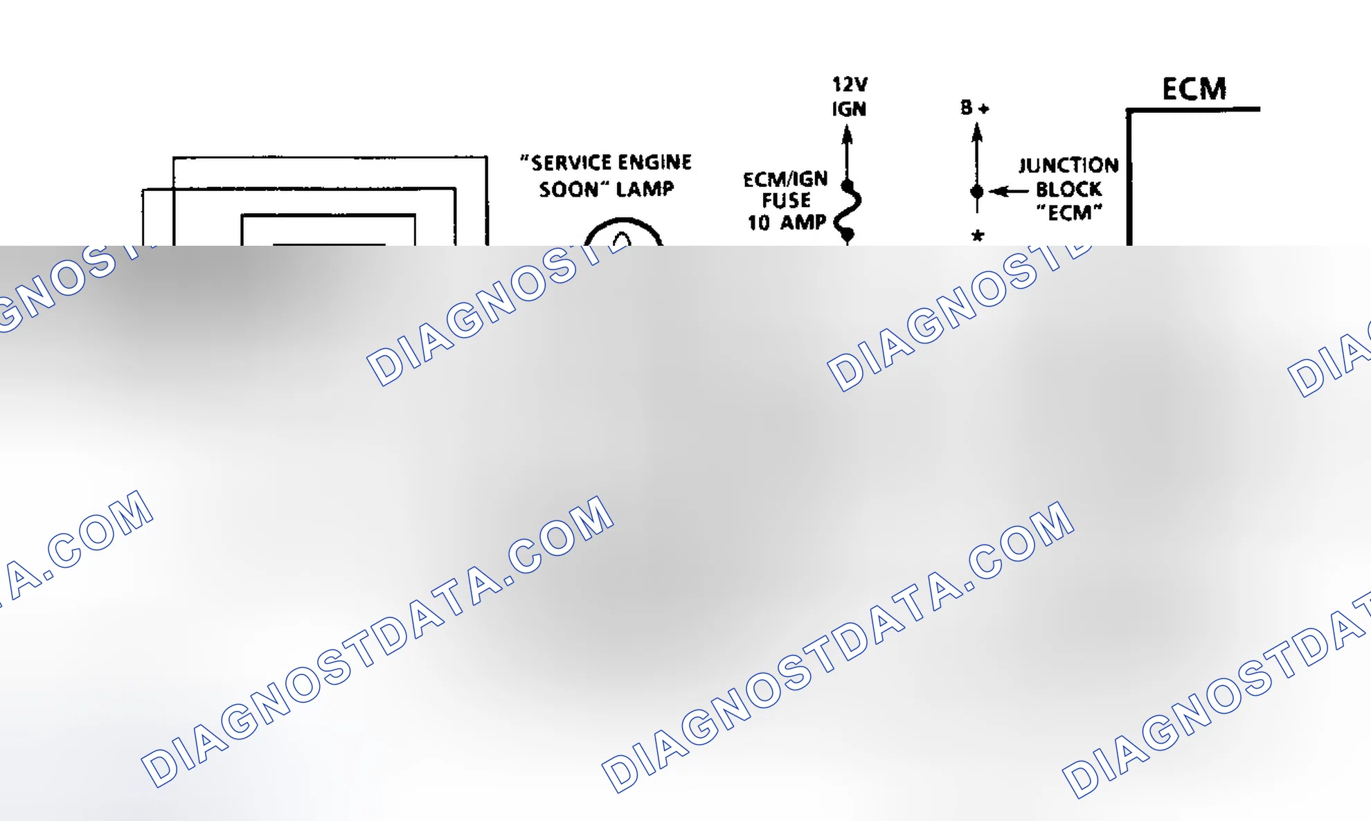 Scheme 5: Diesel Fuel Injection Diagnostic Circuit Schematic (Except Commercial Van & Van)