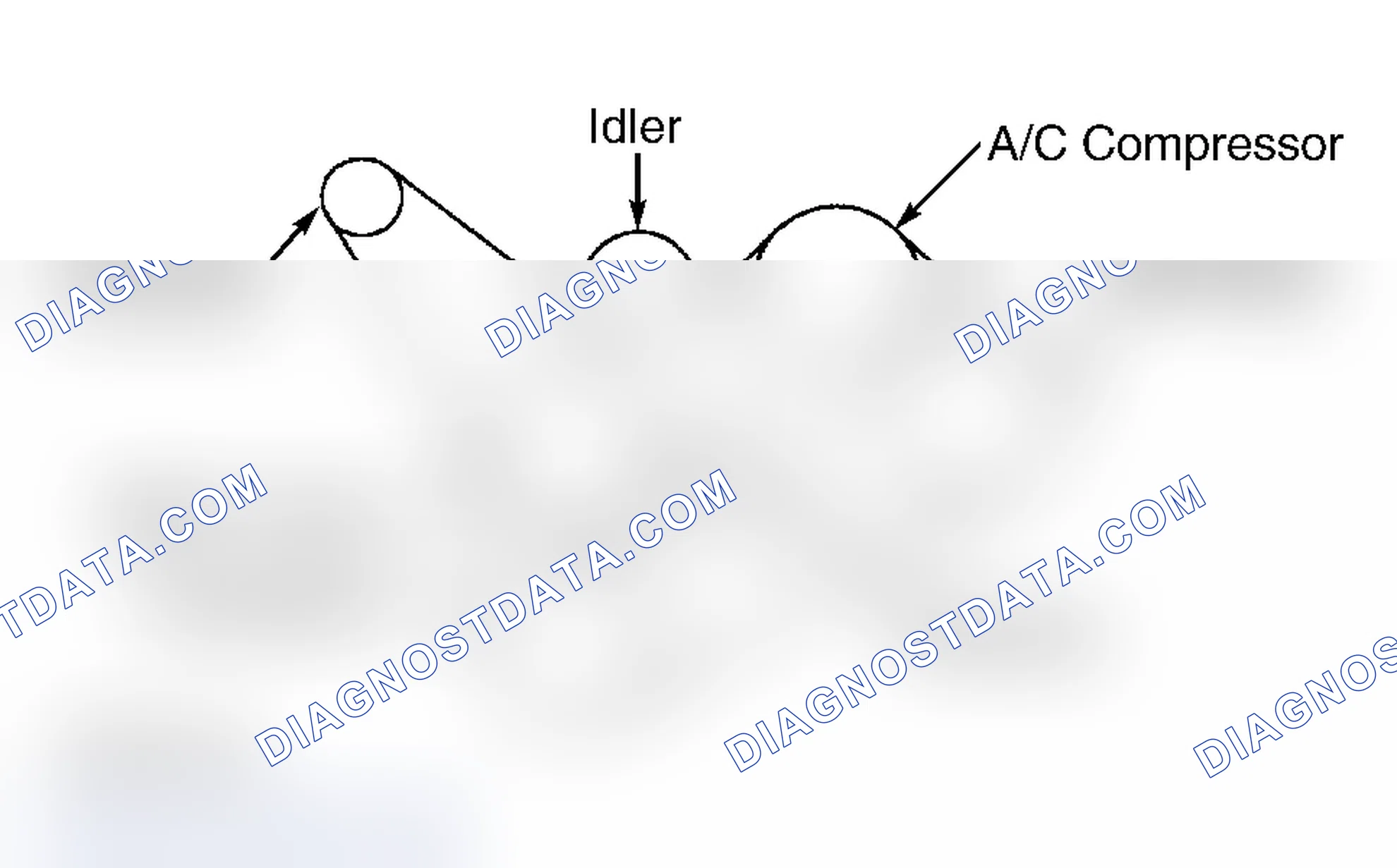 Scheme 26: Drive Belt Routing (3.0L Ranger)