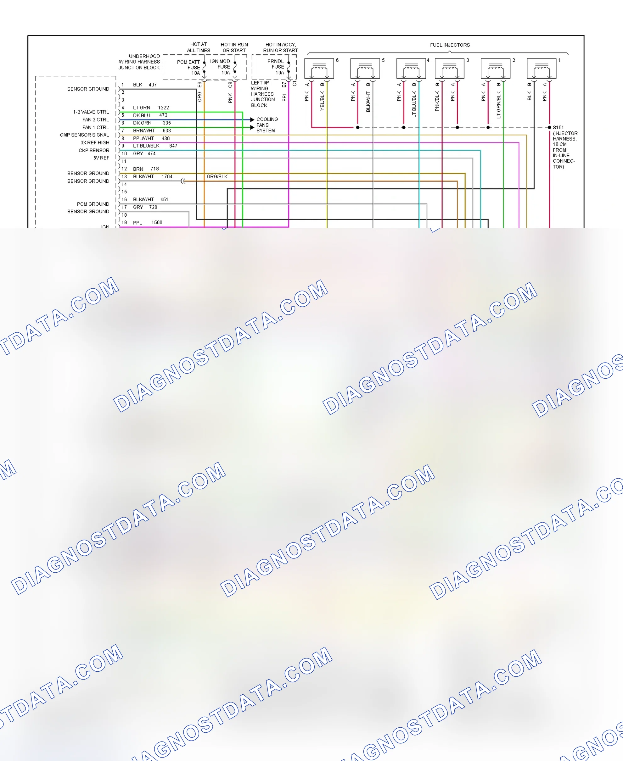Scheme 4: PCM Wiring Diagram (1 Of 3)
