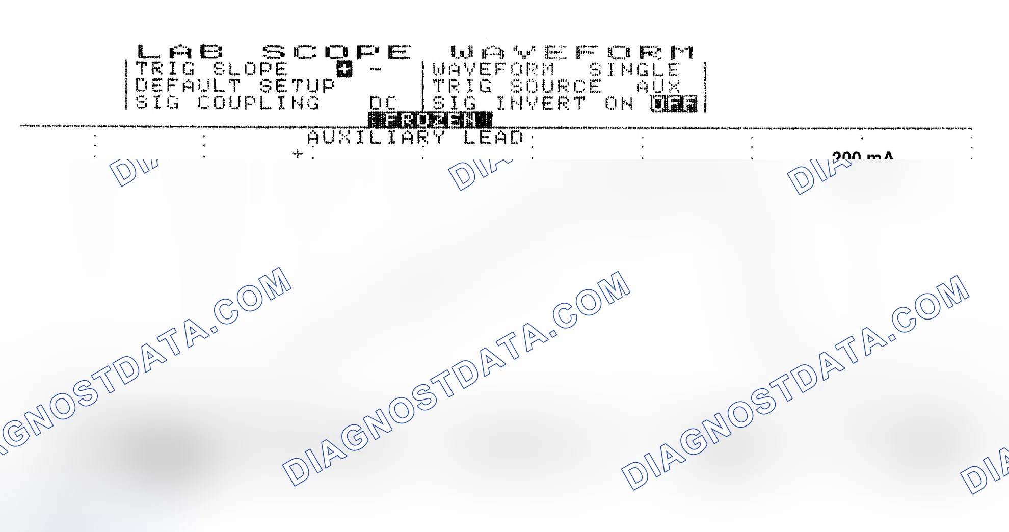 Scheme 13: Single Injector w/Normal Current Flow - Current Pattern