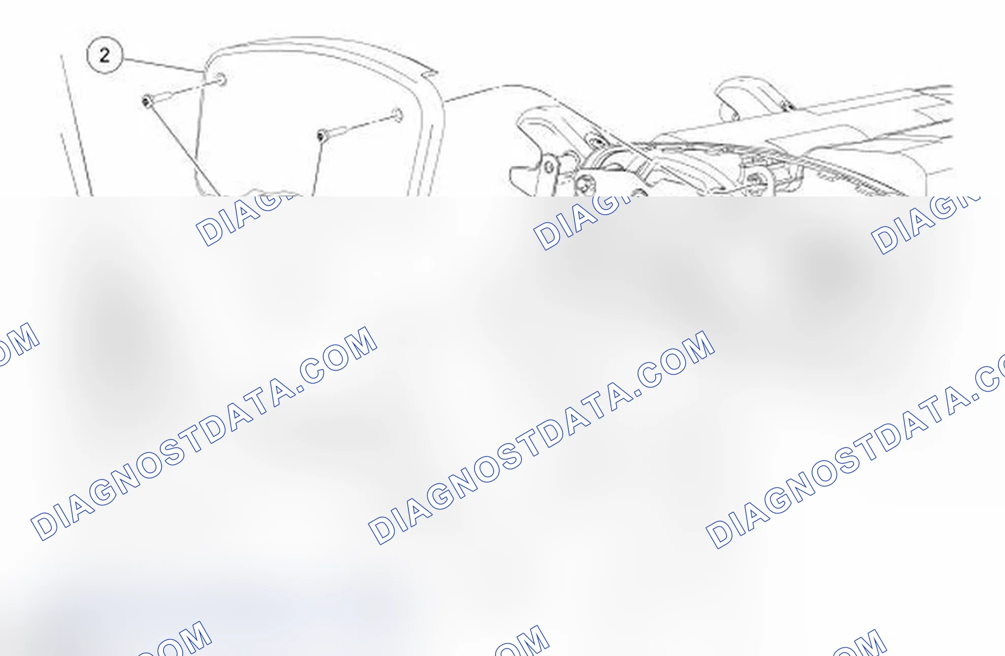 Scheme 6: Safety Belt Buckle - Second Row, LH, 60/40, E-Z Entry