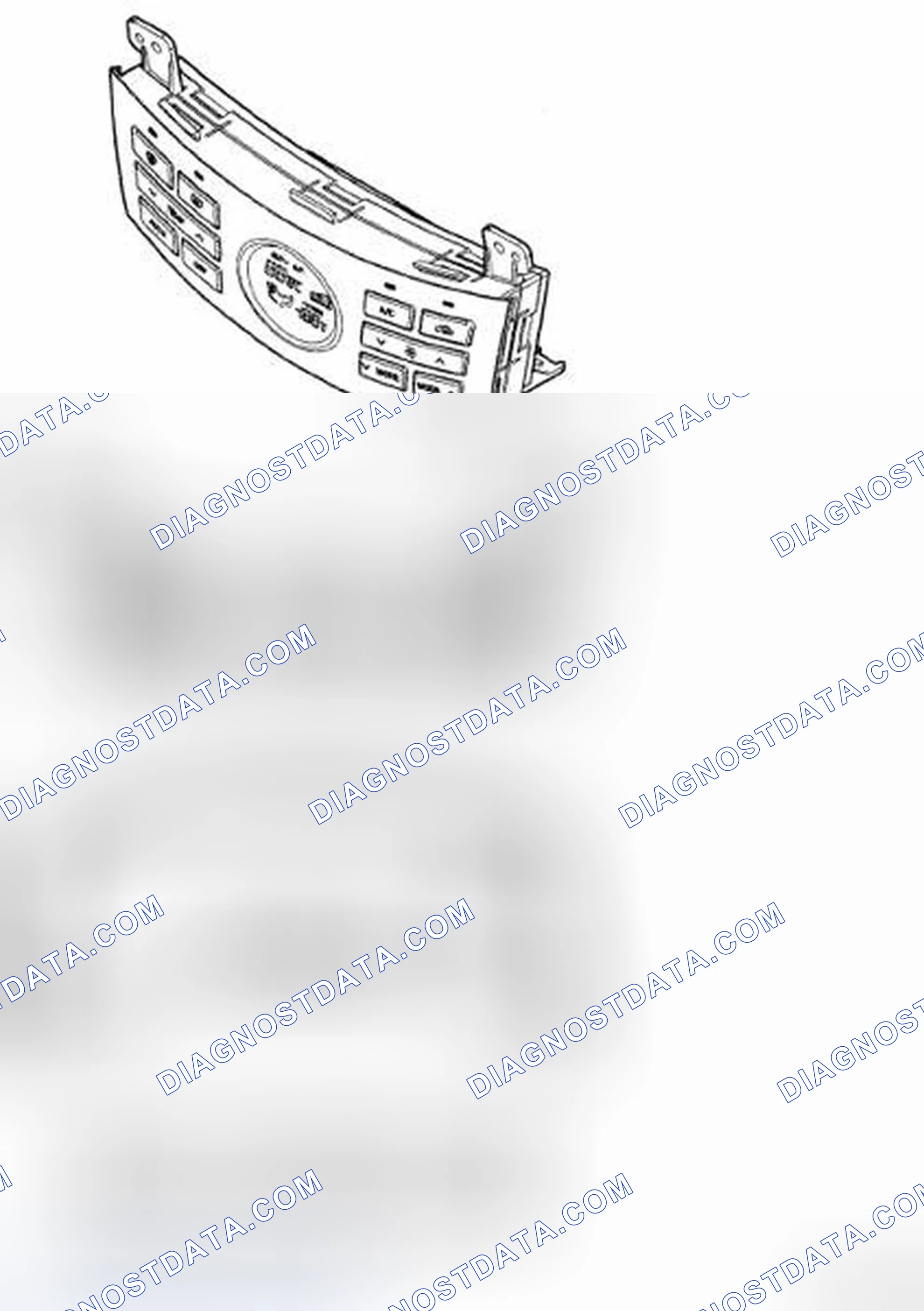 Fig. 88: Identifying Blower And A/C Controls Buttons (Automatic)