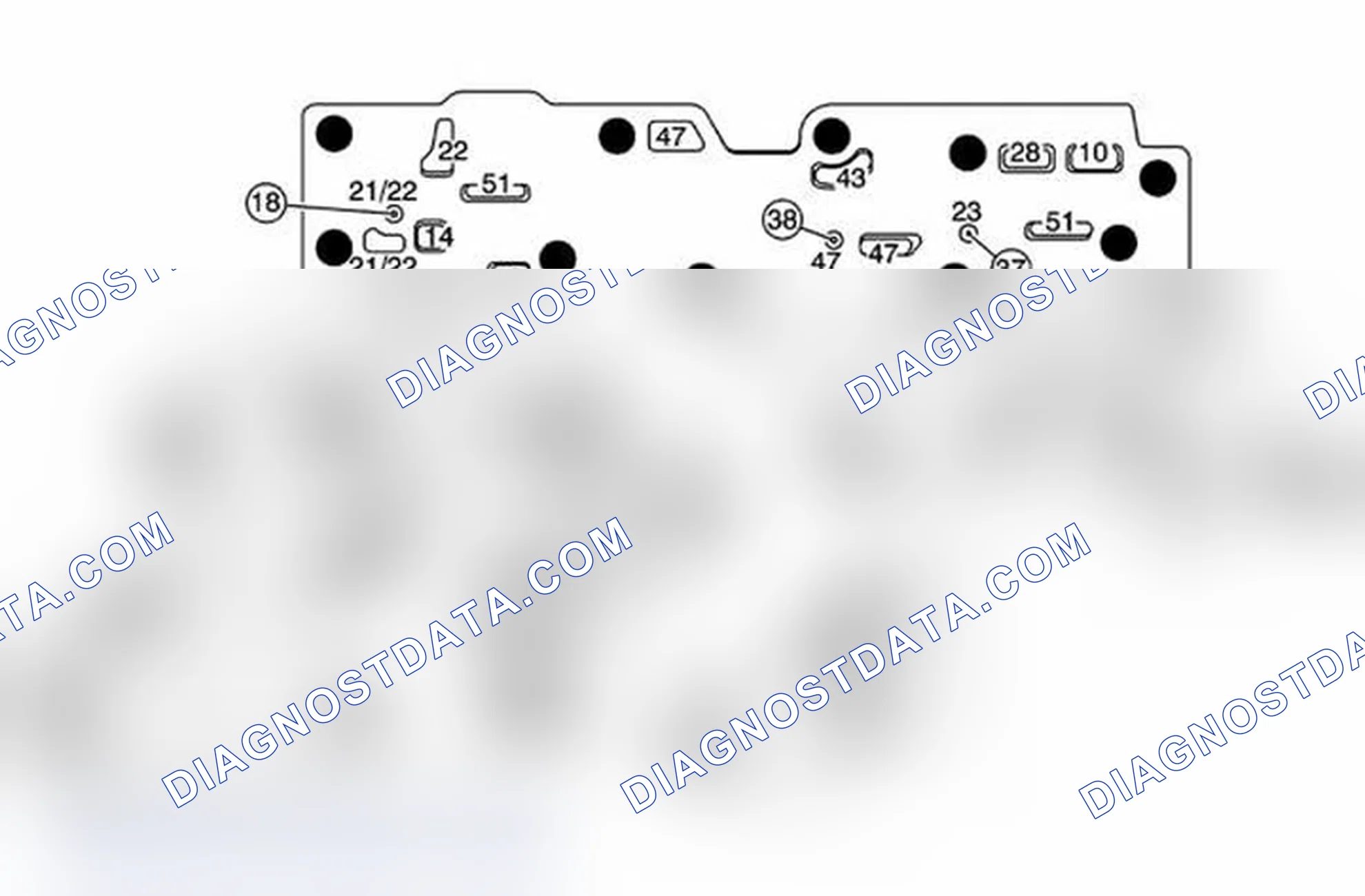 Scheme 55: Control Valve Lower Body Spacer Plate Assembly