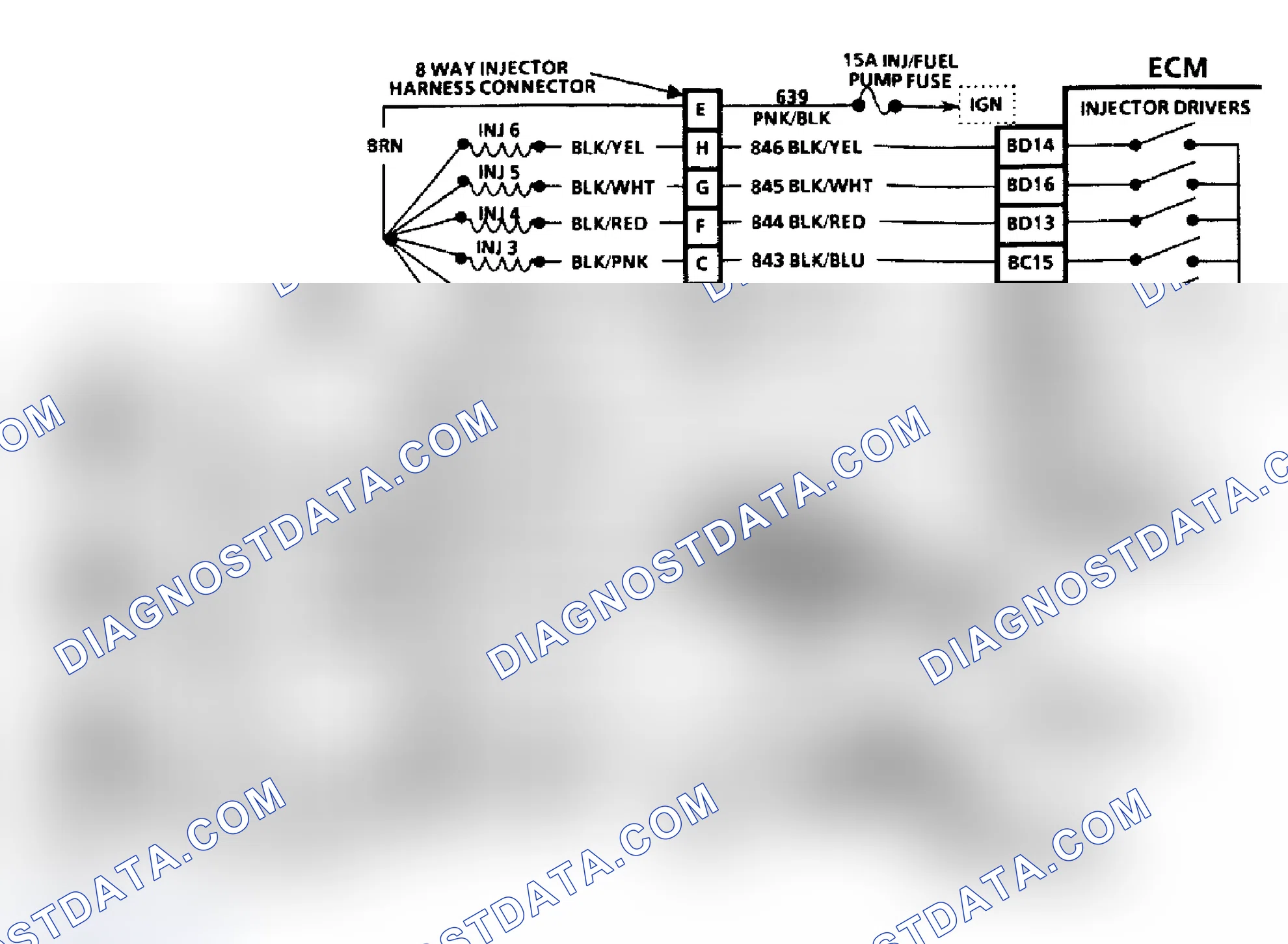 Scheme 15: Chart A-3, Wiring Diagram Engine Cranks But Will Not Run (1 of 4)