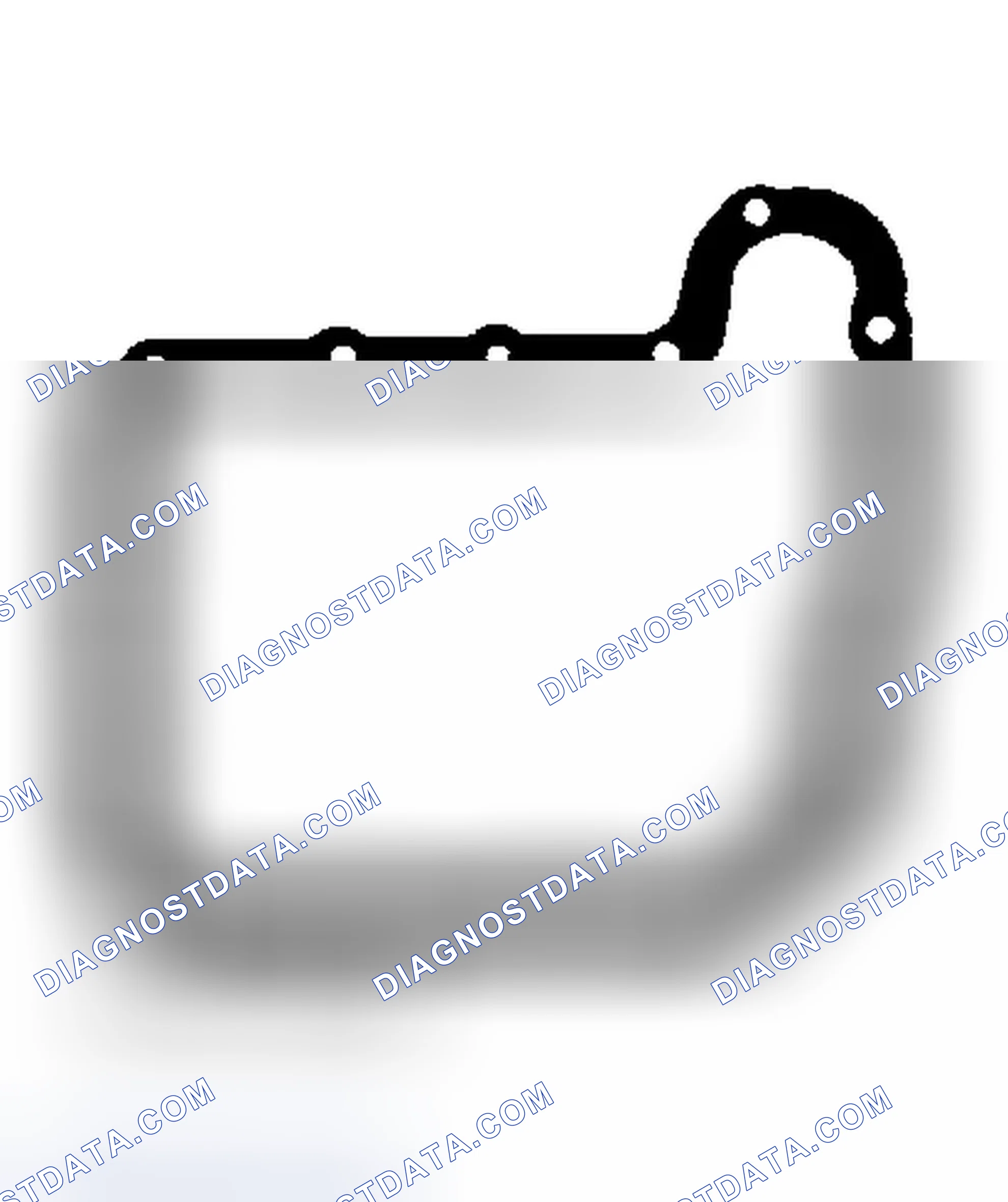 Scheme 238: Identifying Oil Pan Gasket (CD4E)