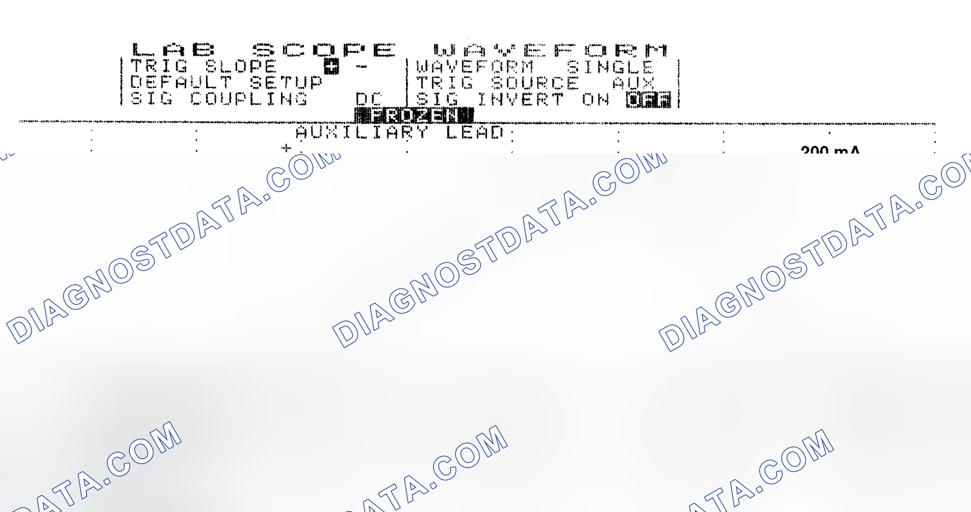 Scheme 13: Single Injector w/Normal Current Flow - Current Pattern